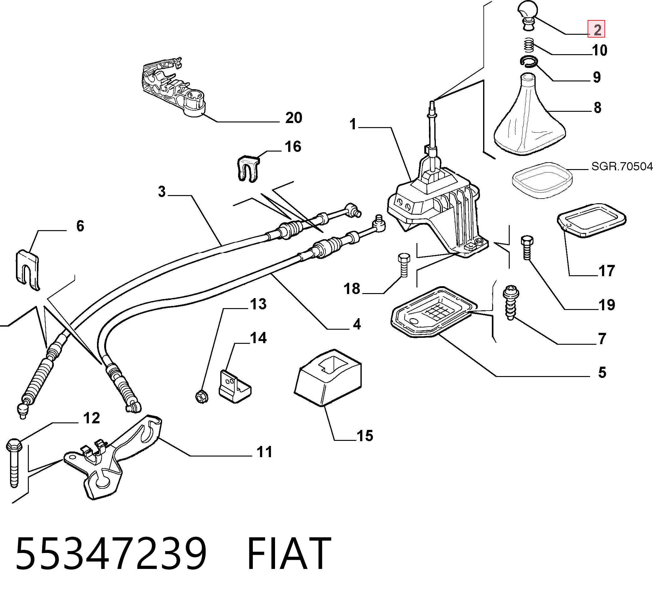 55347239 Fiat/Alfa/Lancia