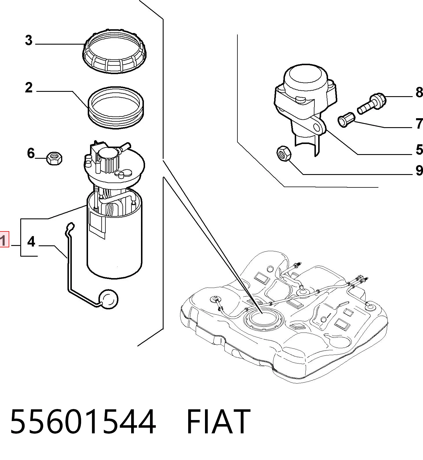 Насос топливный Magneti Marelli MAM00369M цена, от 138.64 USD