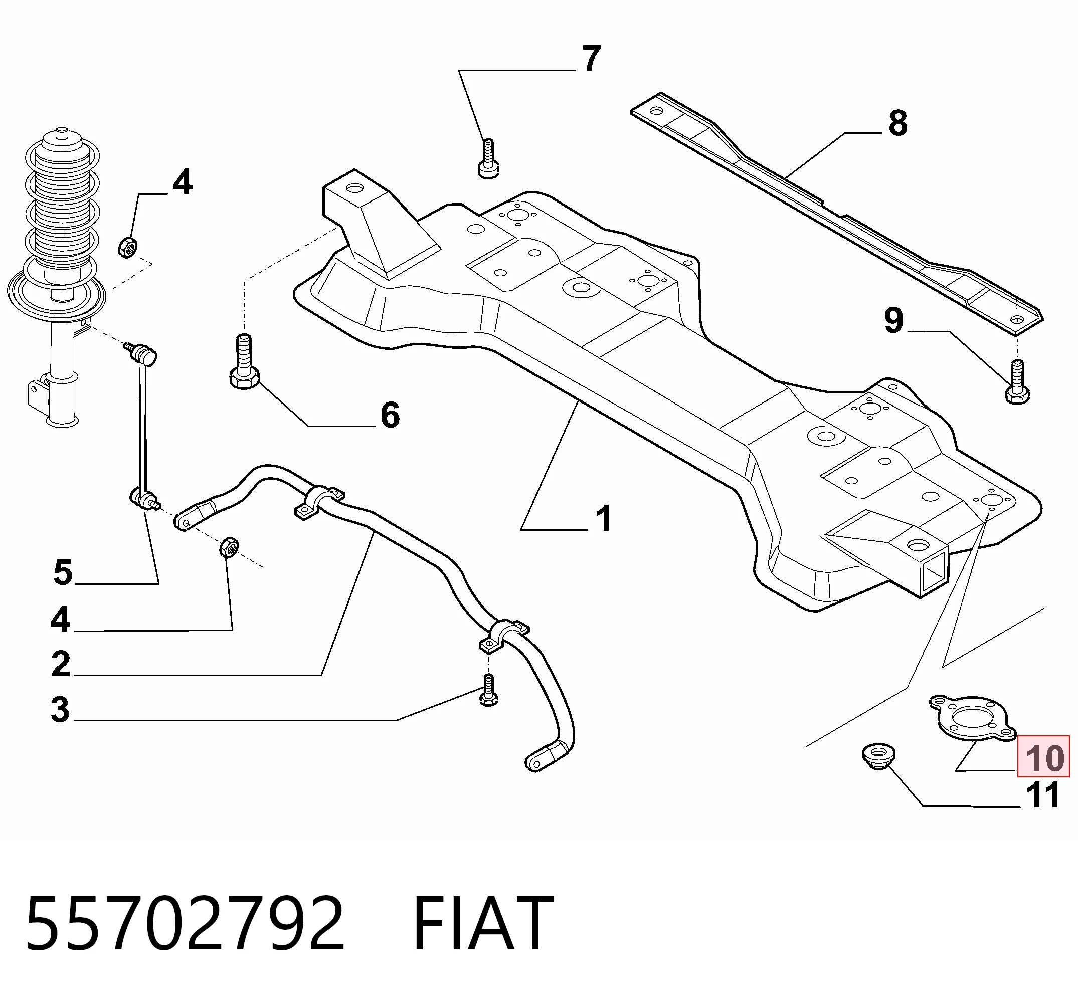 55702792 Fiat/Alfa/Lancia
