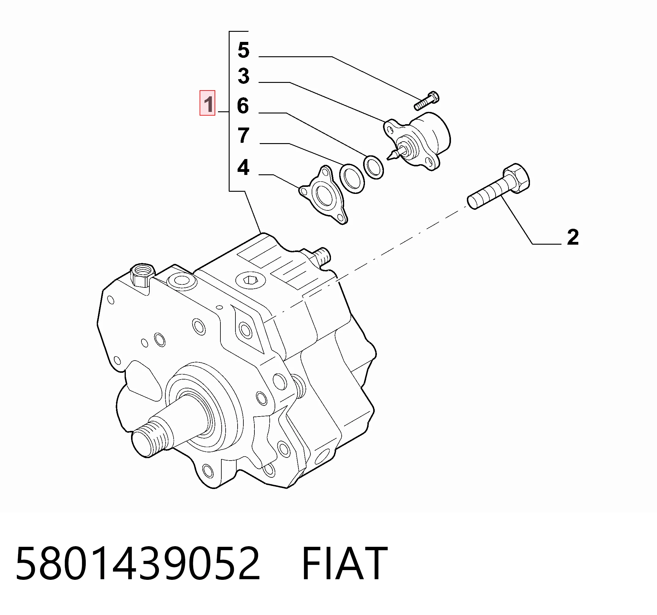 Насос топливный высокого давления Bosch 986437085