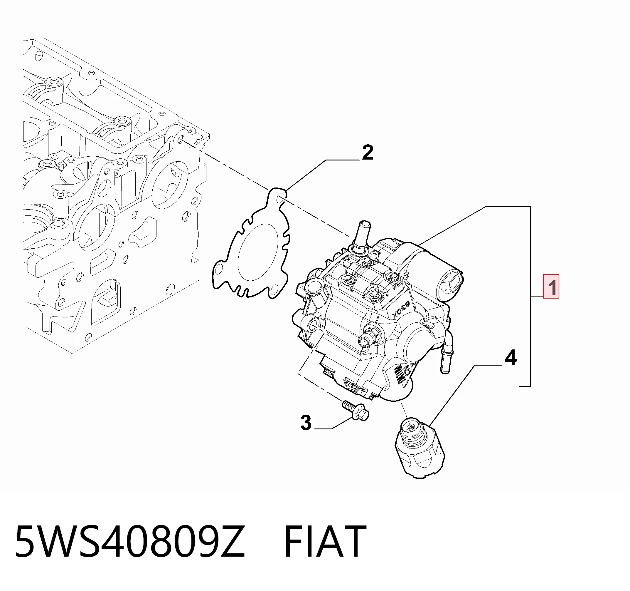 VRP010 Magneti Marelli Насос топливный высокого давления (ТНВД)