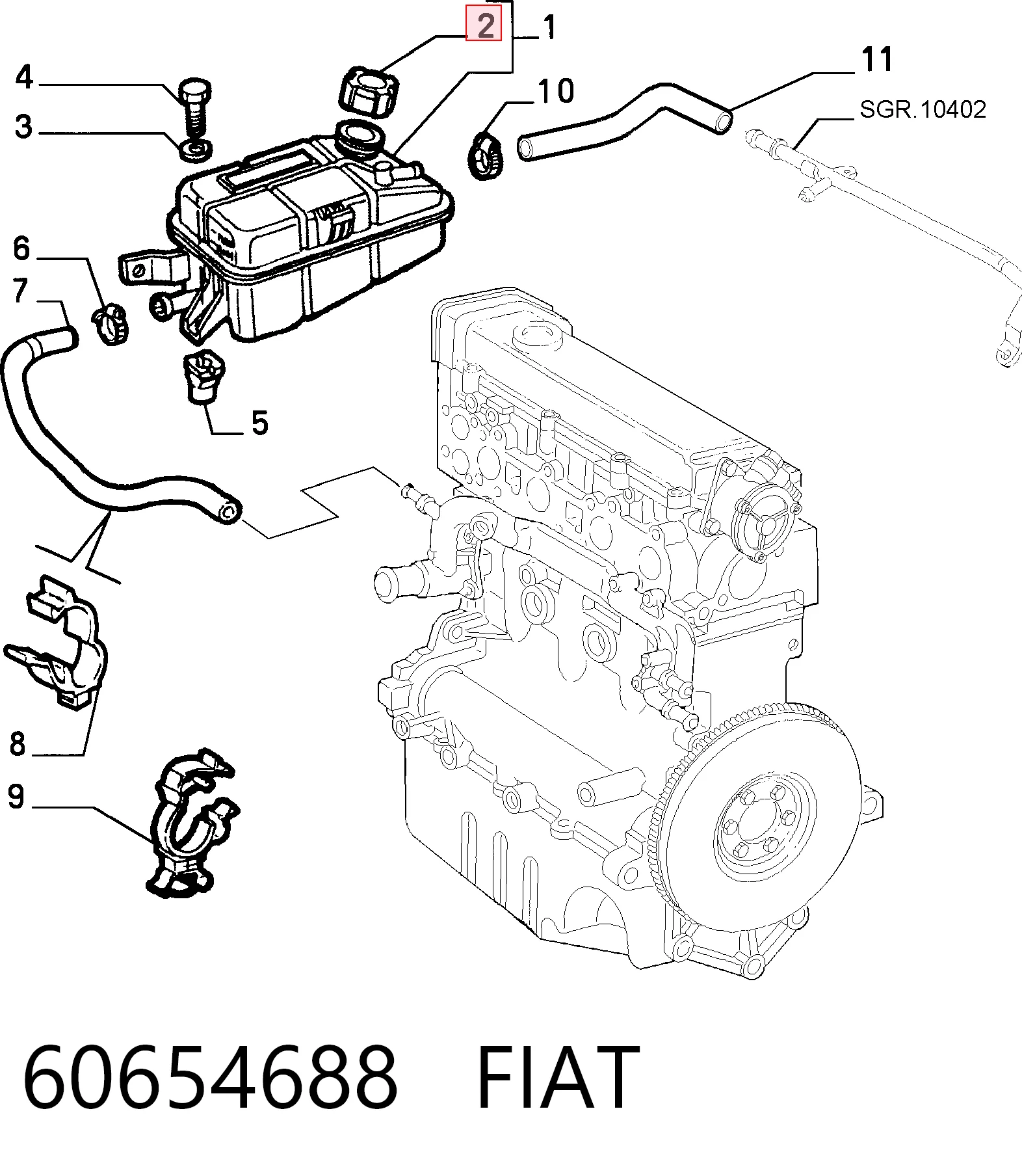 Крышка расширительного бачка Polcar A2318 цена, от 4.27 USD
