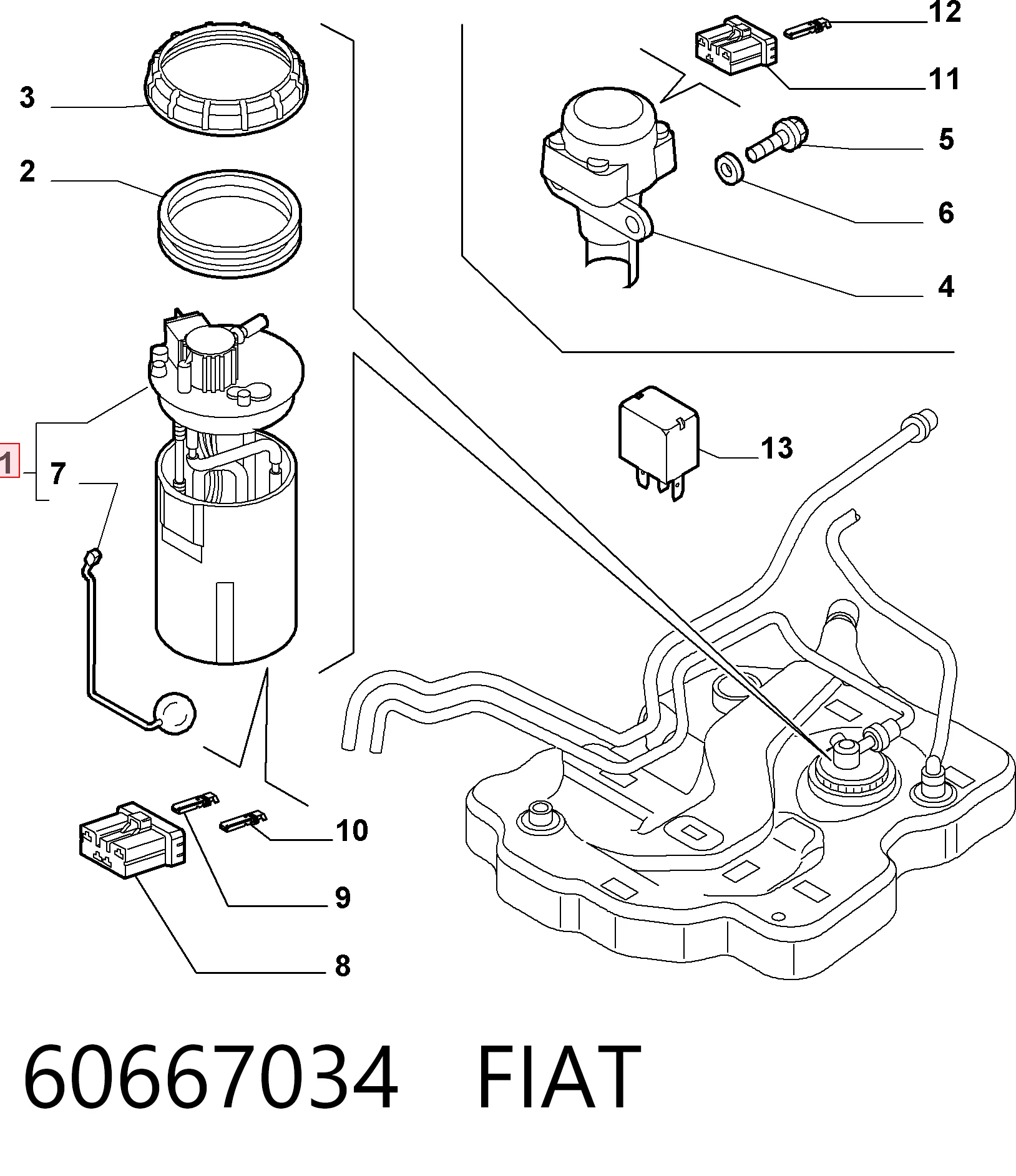 580303012 Bosch Электробензонасос