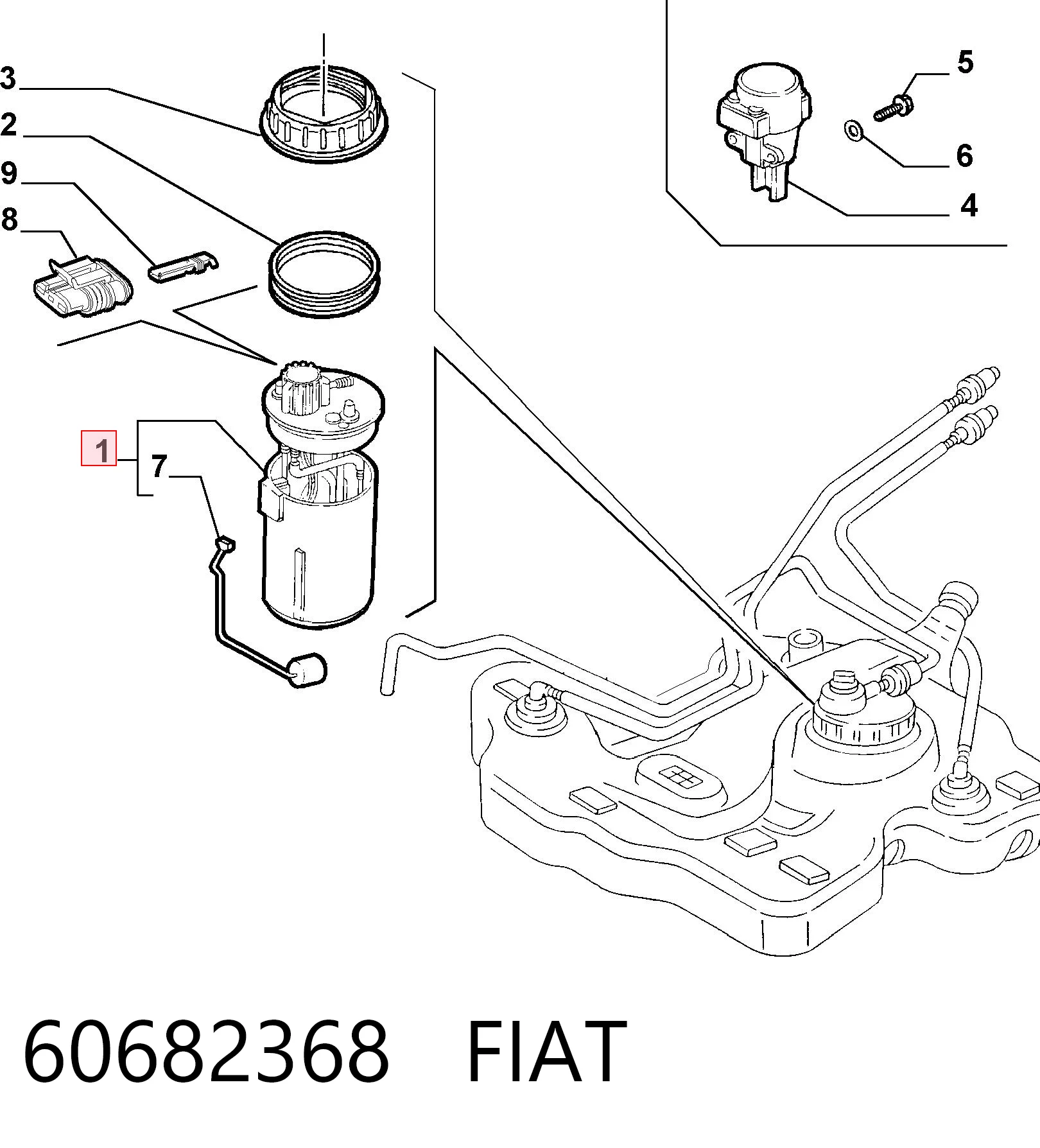 Купить 580313107 Bosch Модуль топливного насоса
