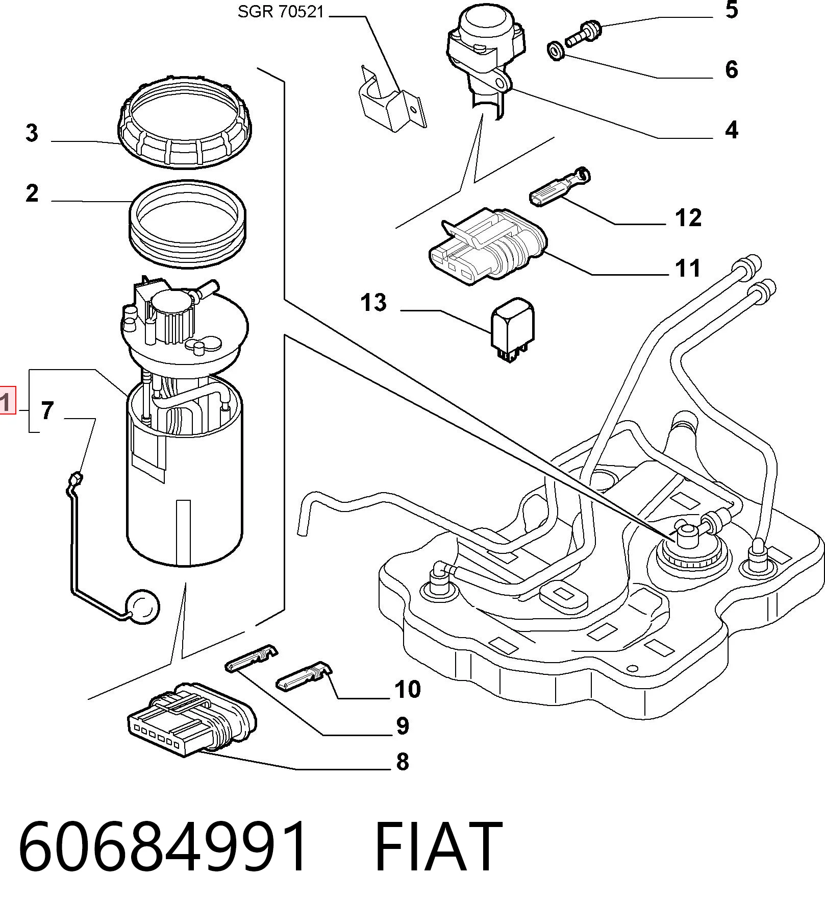 Купить 580314034 Bosch Модуль топливного насоса