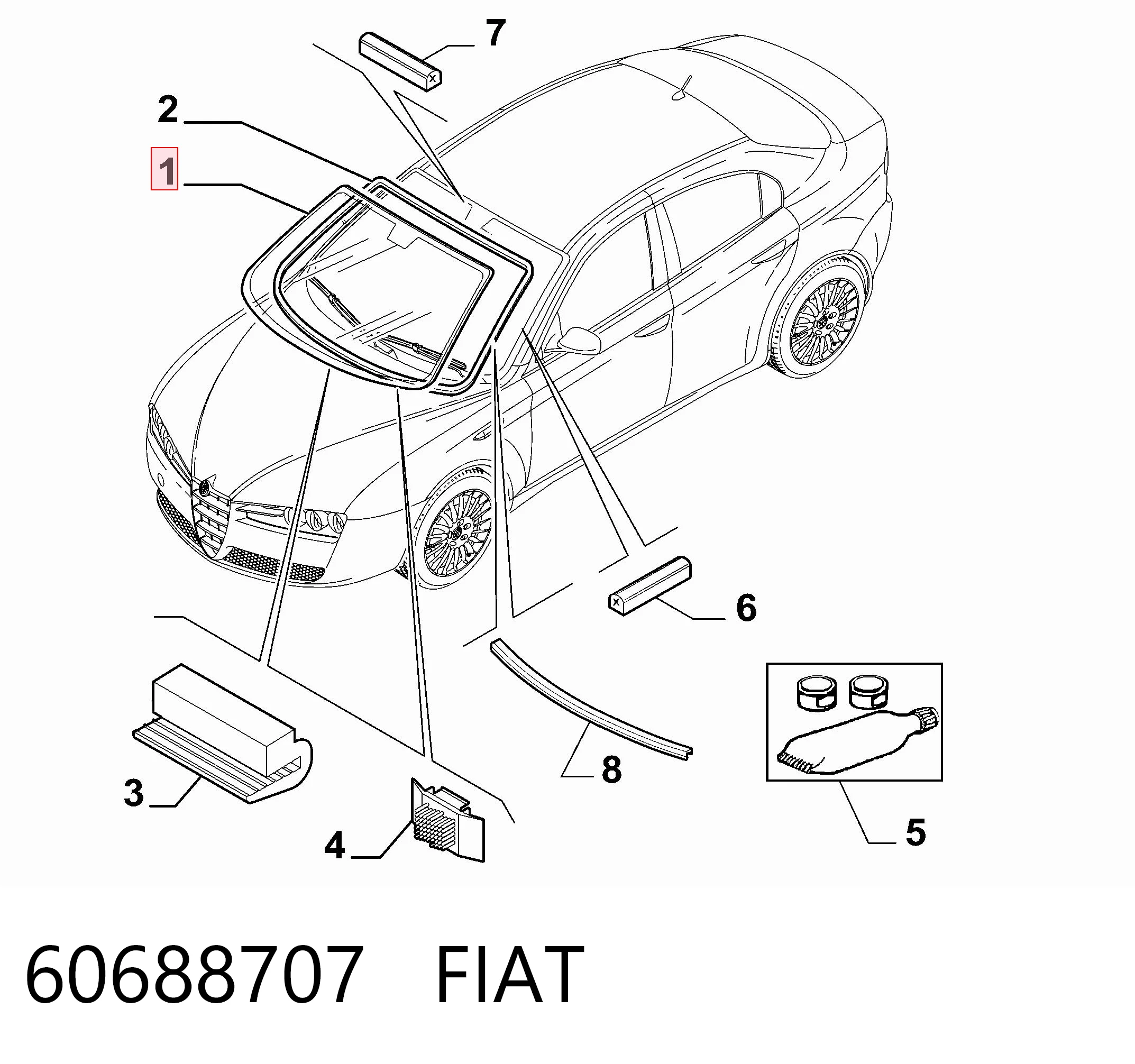 AB66693A Pilkington Автостекло