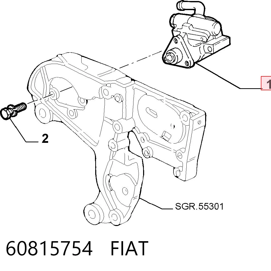 60815754 Fiat/Alfa/Lancia ГУР руля