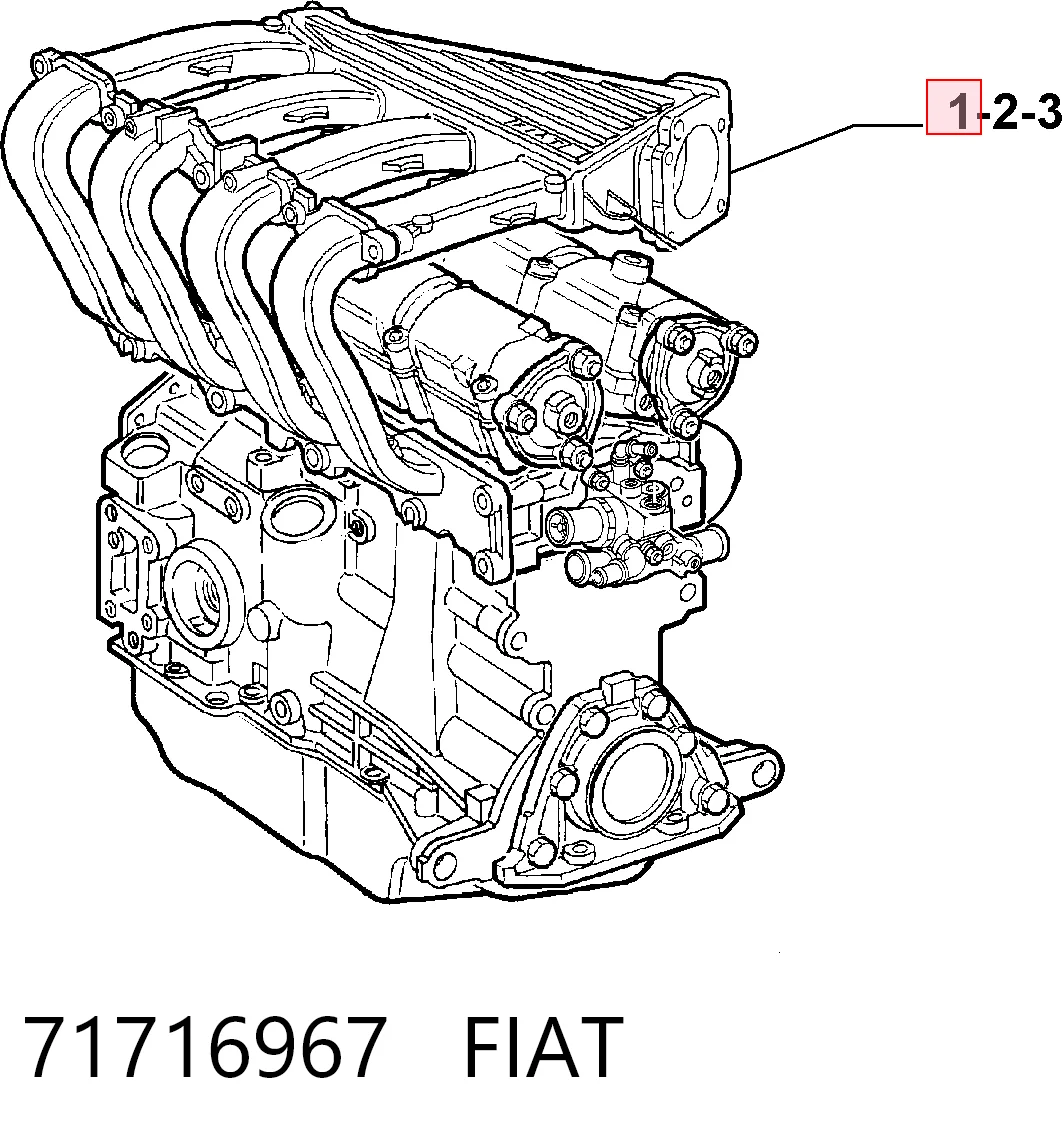 Мотор в сборе на Fiat Marea  185