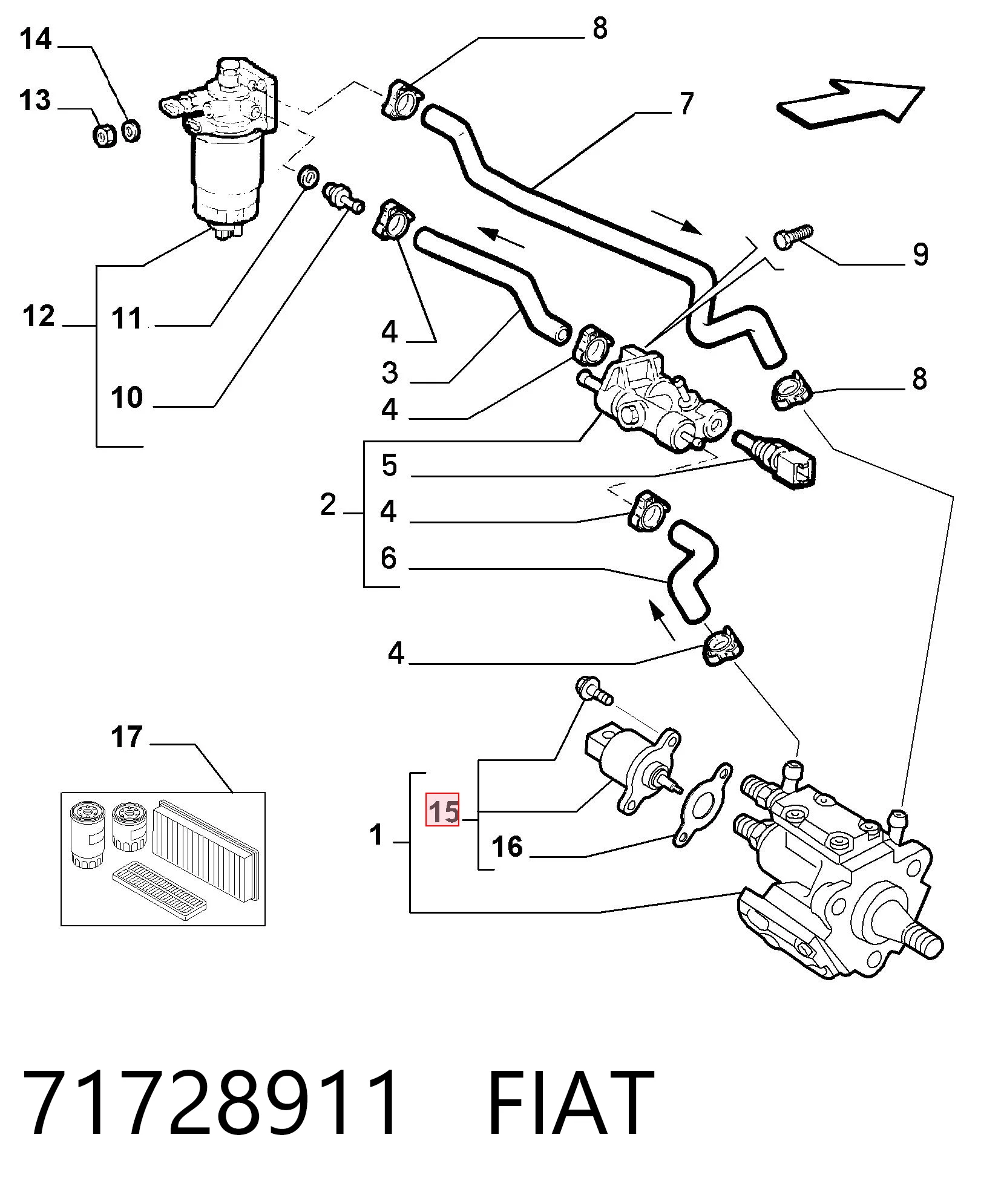 580326 Maxgear Редукционный клапан ТНВД