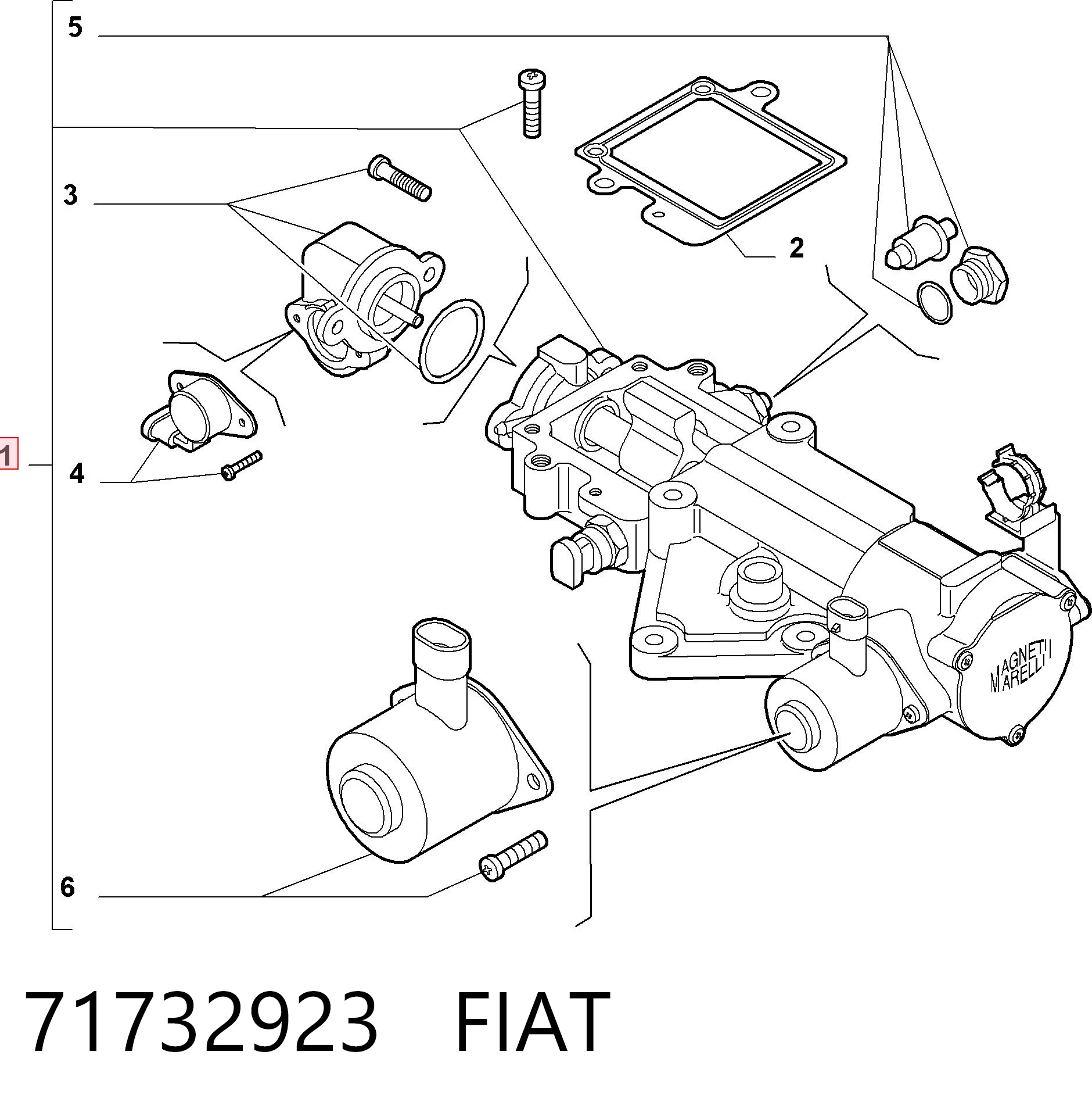 23000007010 Magneti Marelli Сервопривод сцепления