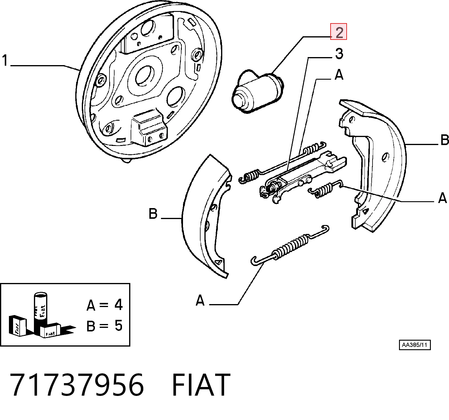 Рабочий цилиндр Case C612