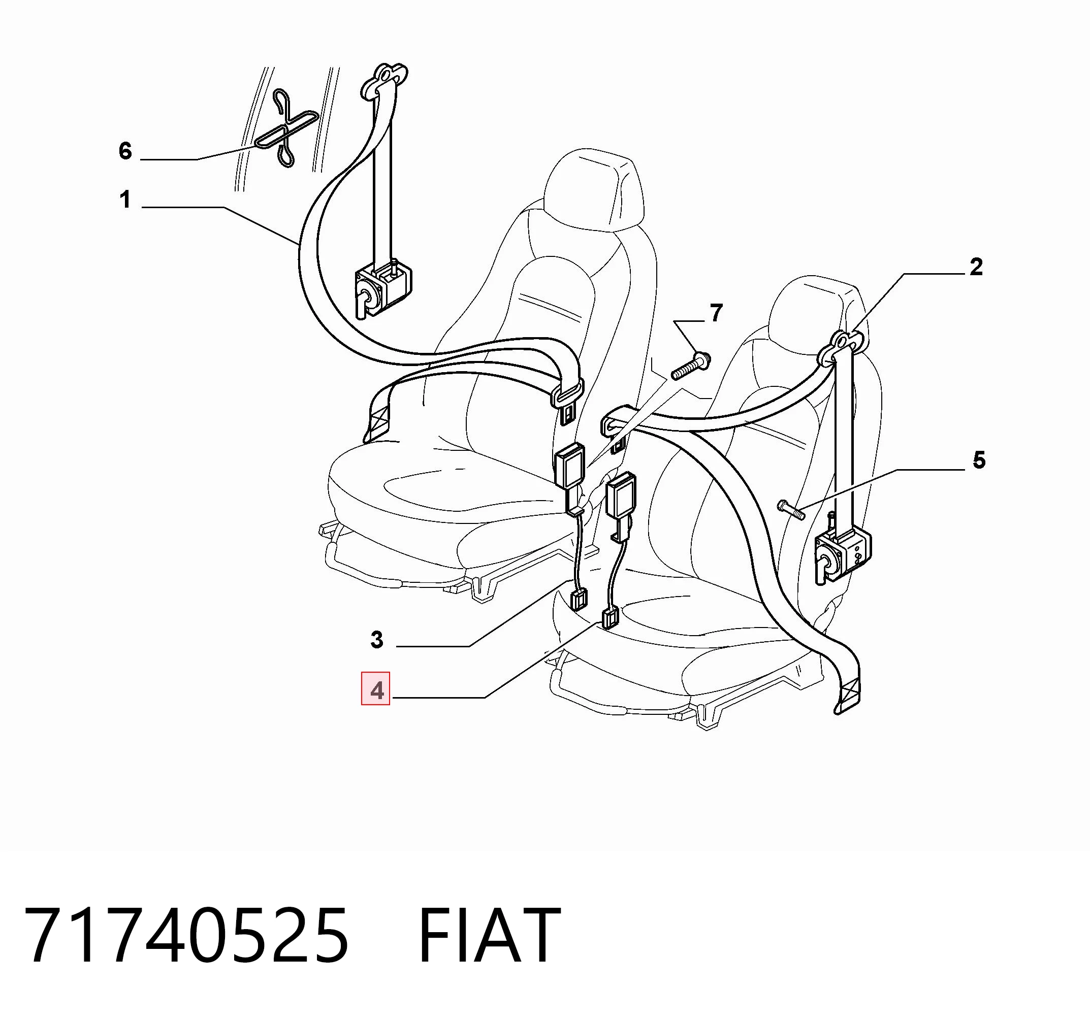 71740525 Fiat/Alfa/Lancia