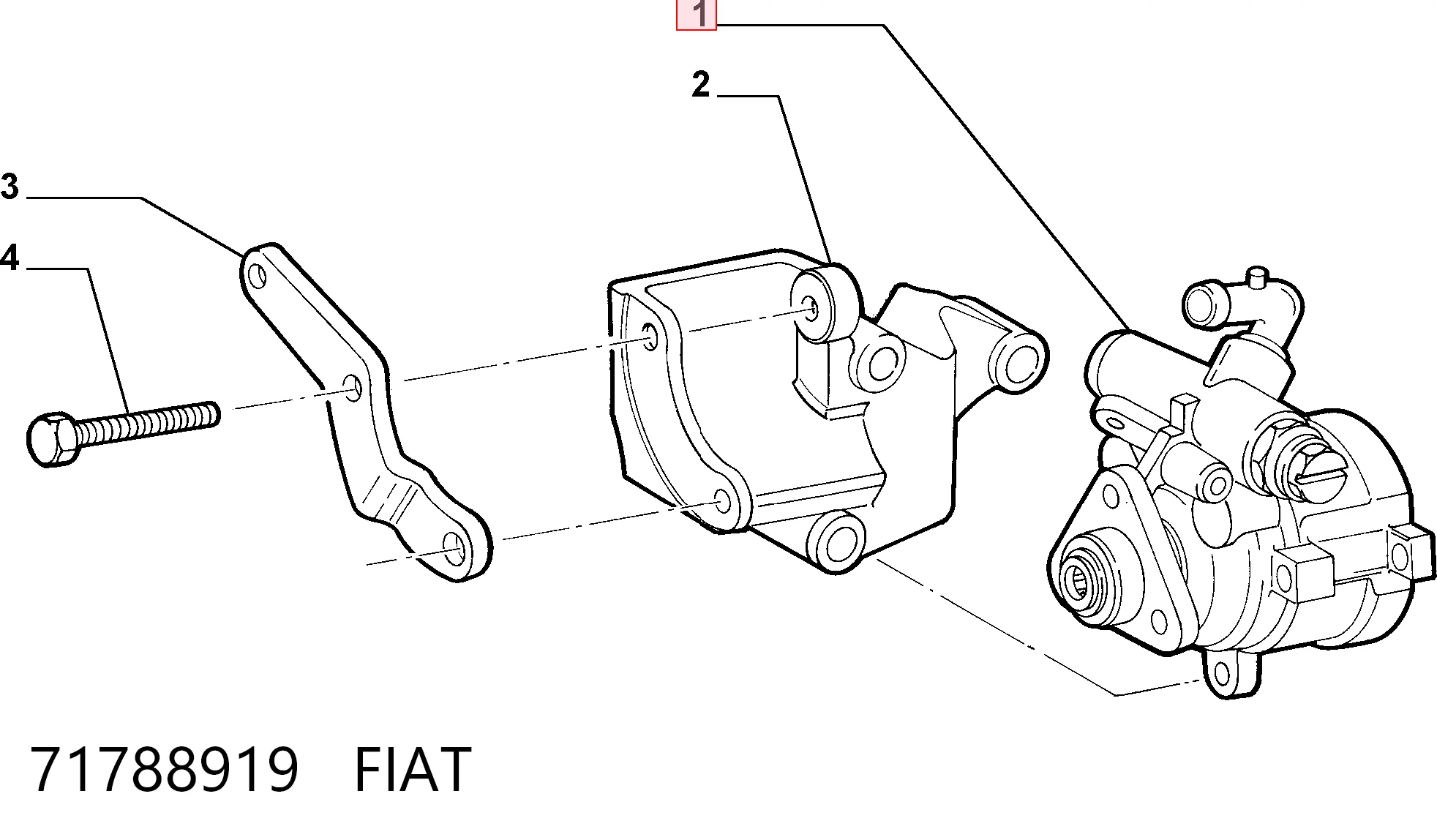 71788919 Fiat/Alfa/Lancia ГУР руля