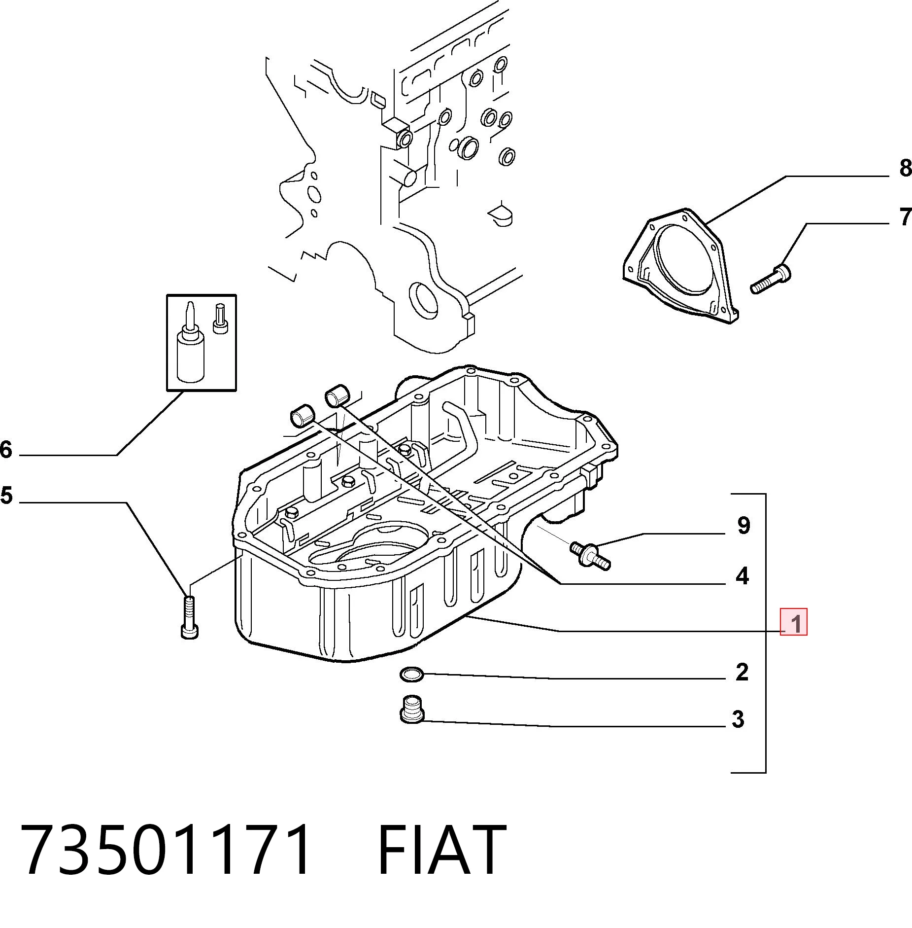 73501171 Fiat/Alfa/Lancia