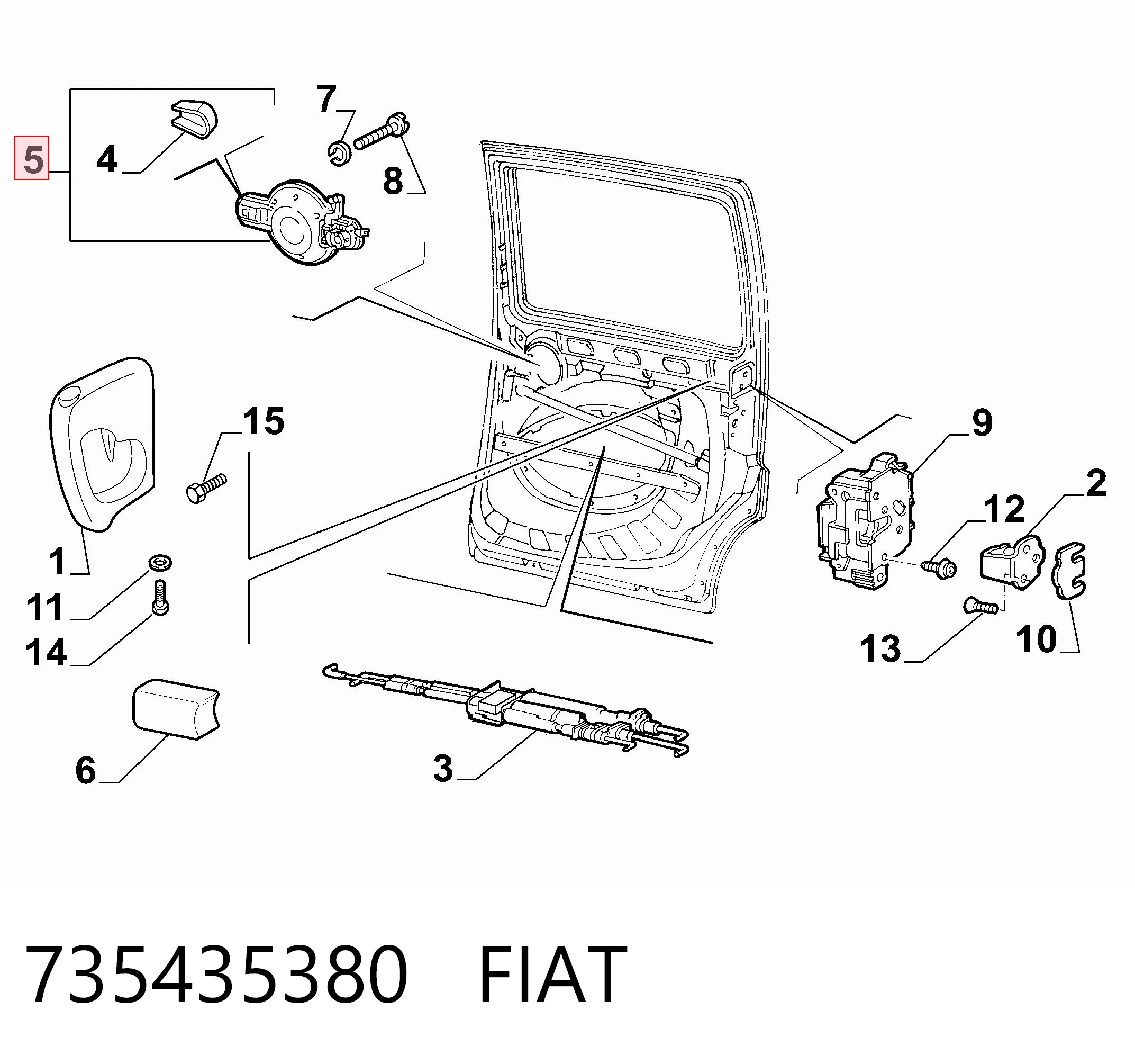 MMS0237 Magneti Marelli Ручка боковой двери наружная правая