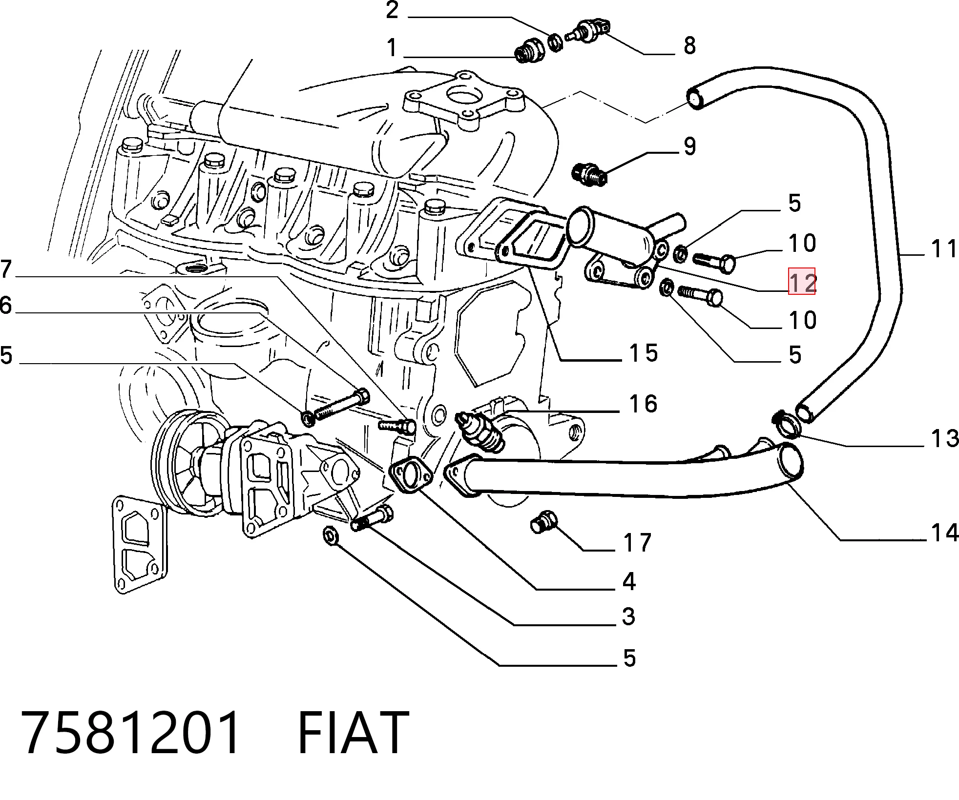 Термостат TE0042 Magneti Marelli