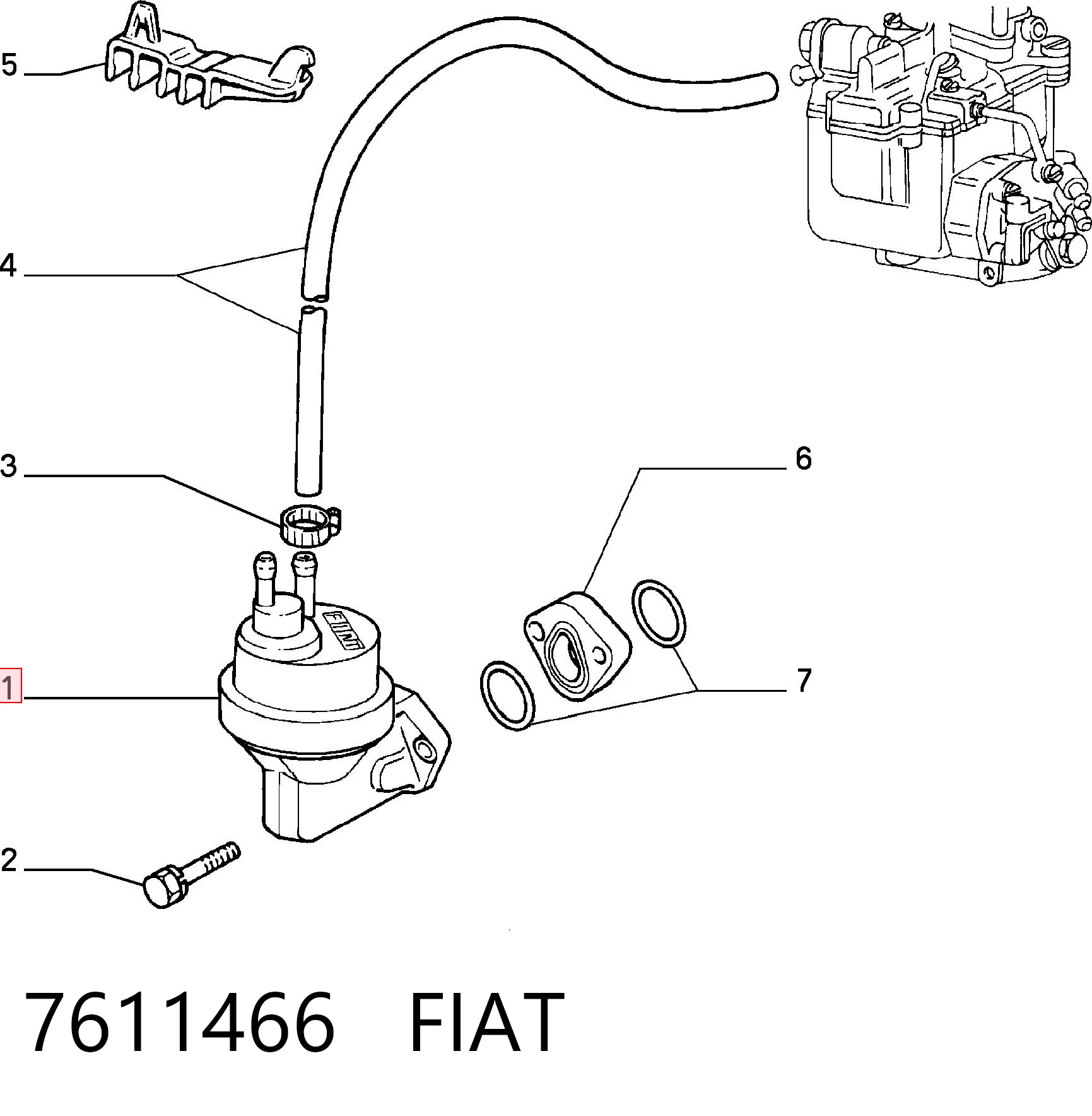 PB089 GP Топливный насос, механический