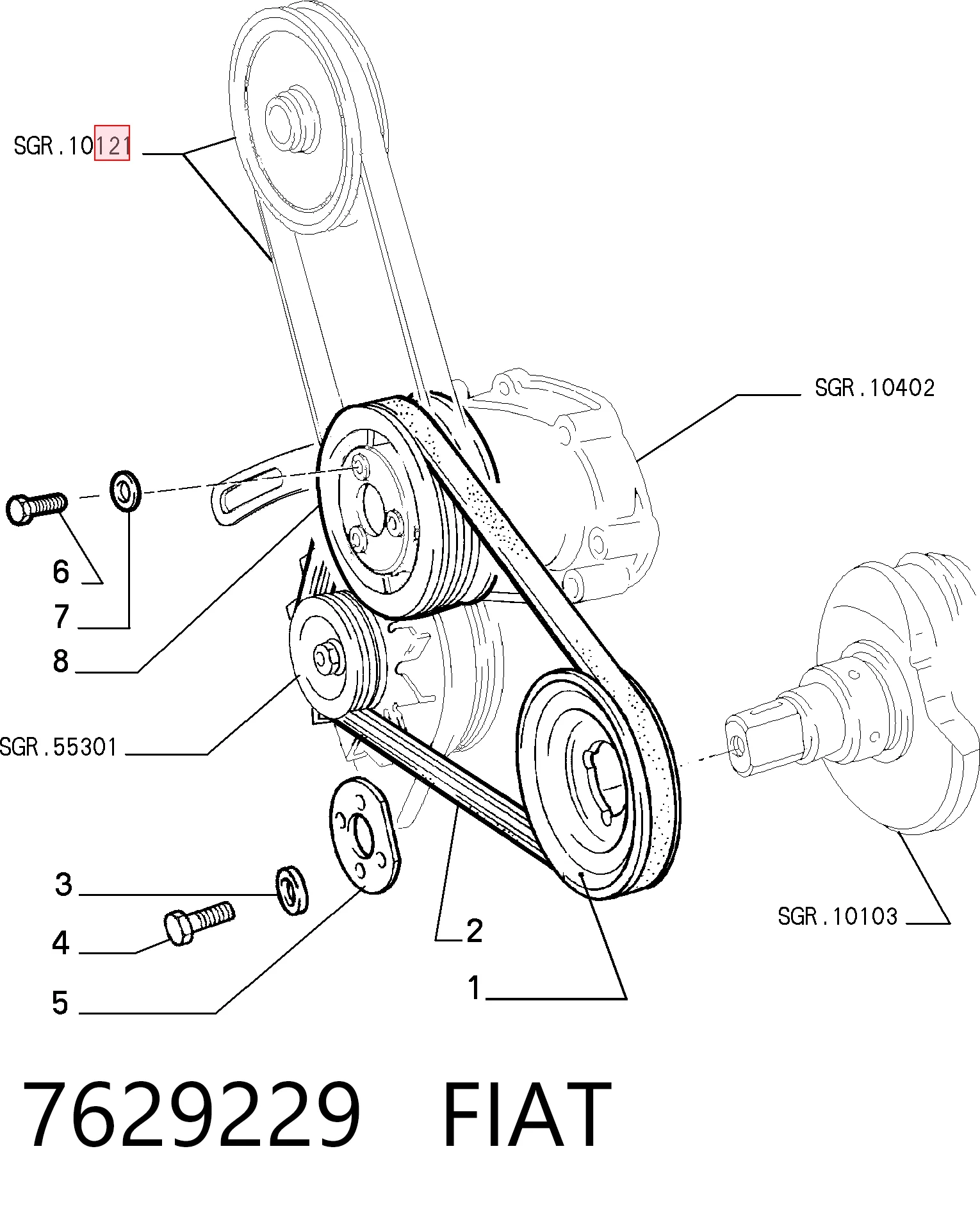 Купить 125PK913 Kamoka Ремень генератора