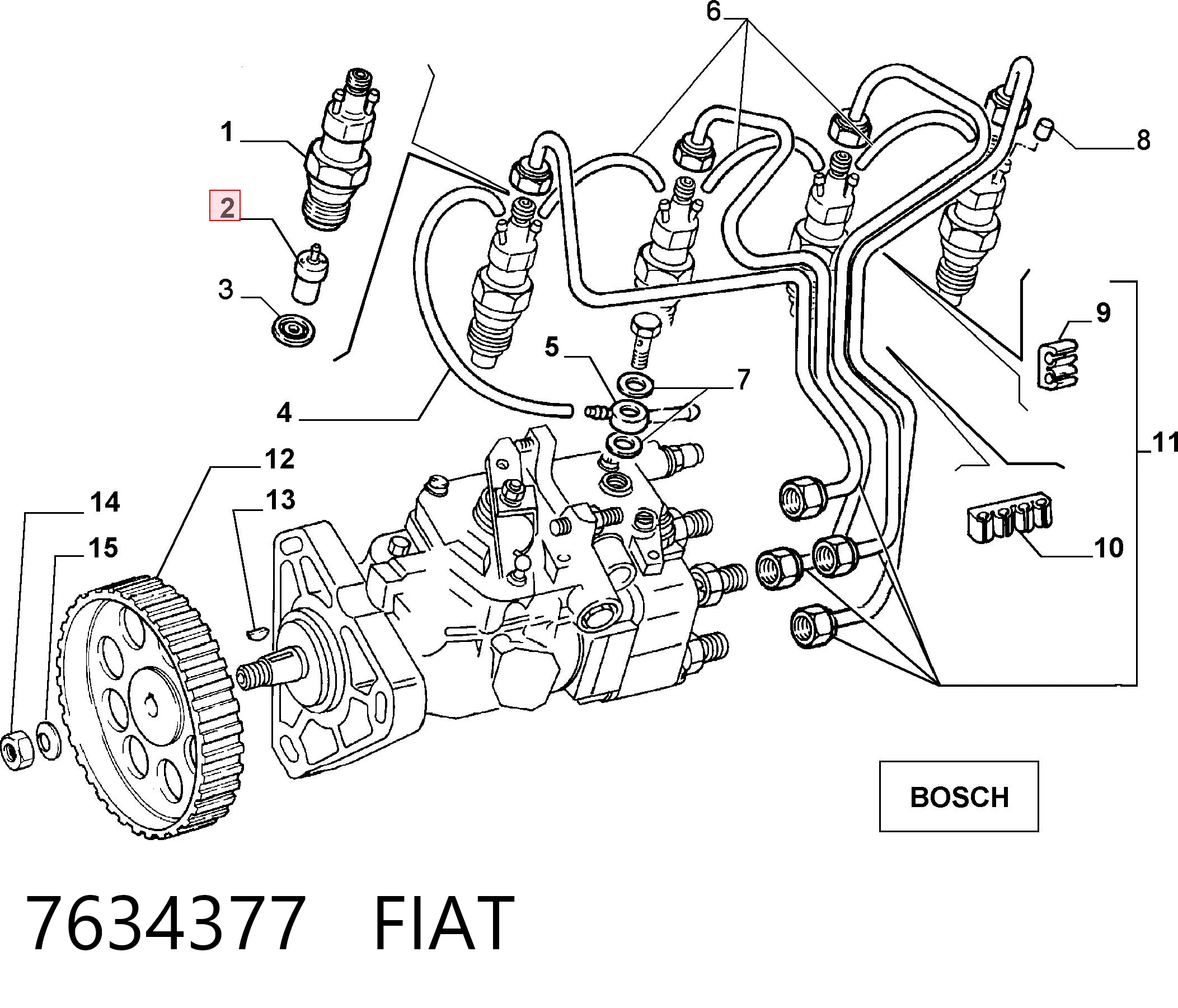 12850899 Deutz Распылитель форсунки