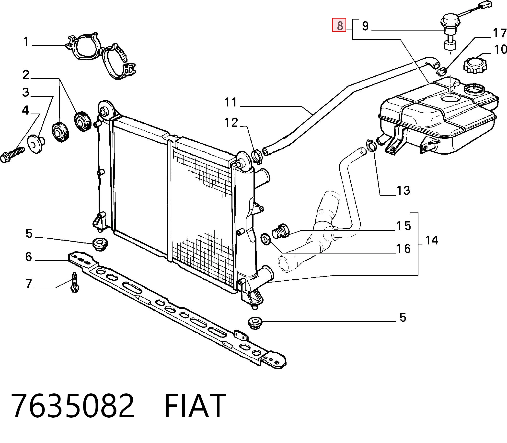 7635082 Fiat/Alfa/Lancia