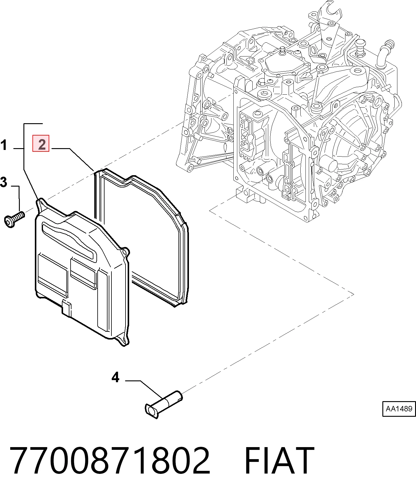 Прокладка поддона АКПП/МКПП 3139700QAA Nissan/Infiniti