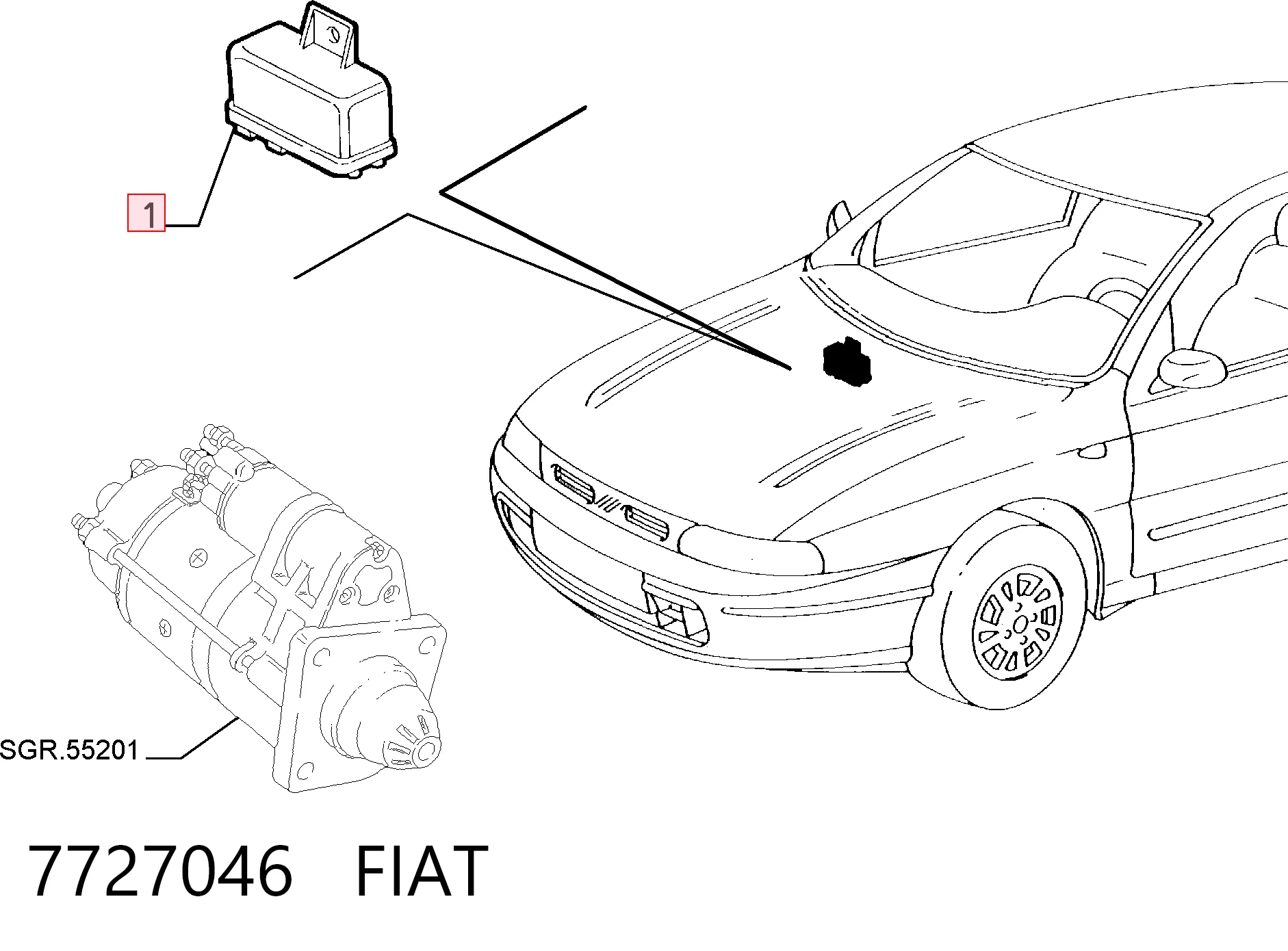 598122 Peugeot/Citroen Реле свечей накала