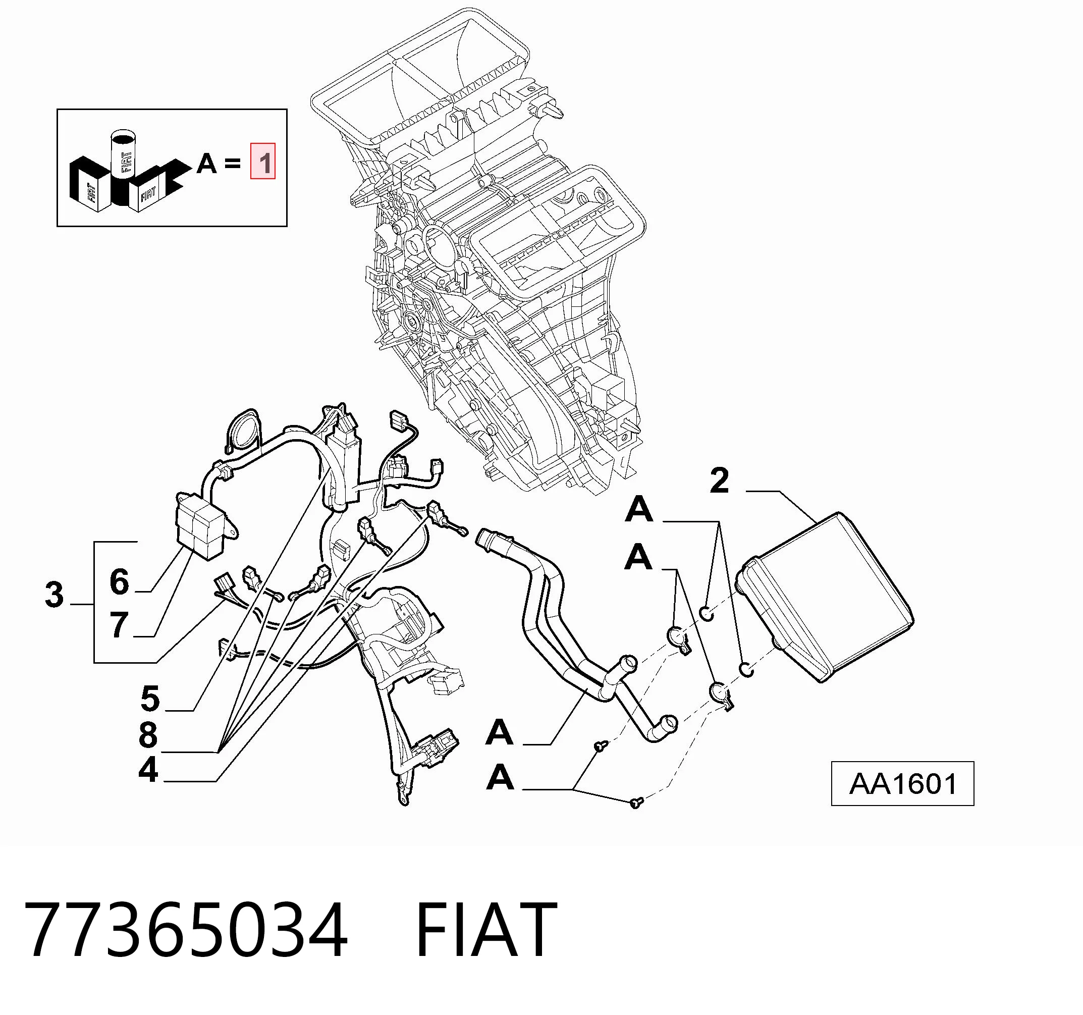Радиатор печки (отопителя) Peugeot Bipper фургон (225L) (2007 - 2026) цена, от 42.70 USD