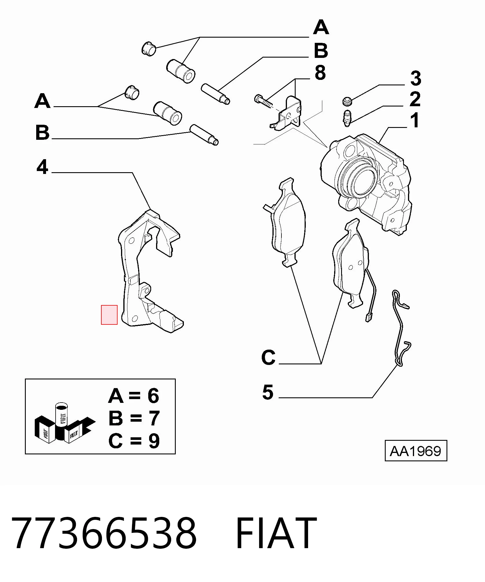 77366538 Fiat/Alfa/Lancia