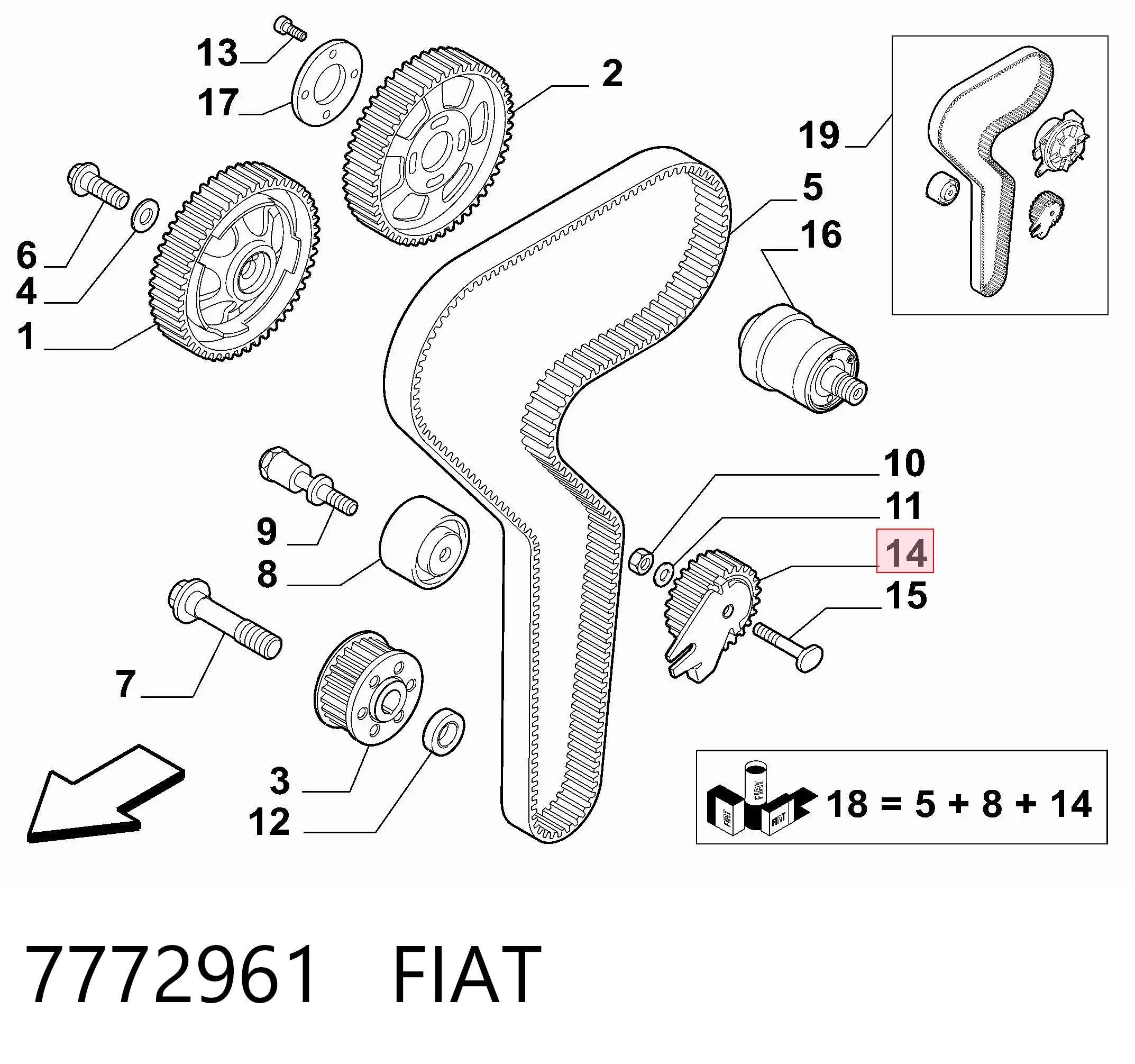 7772961 Fiat/Alfa/Lancia