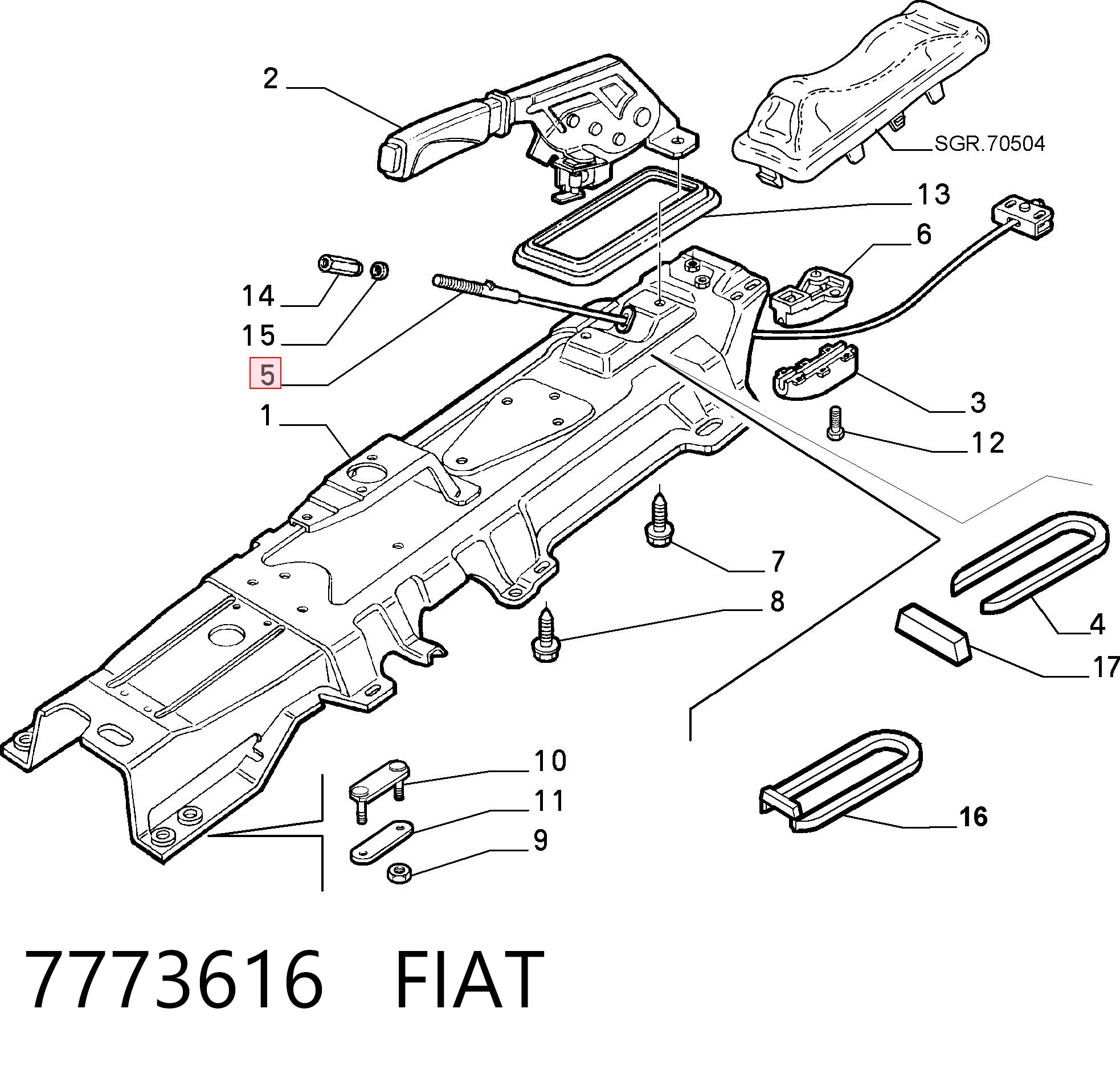 Трос ручного тормоза передний Adriauto AD1102191 цена, от 8.94 USD