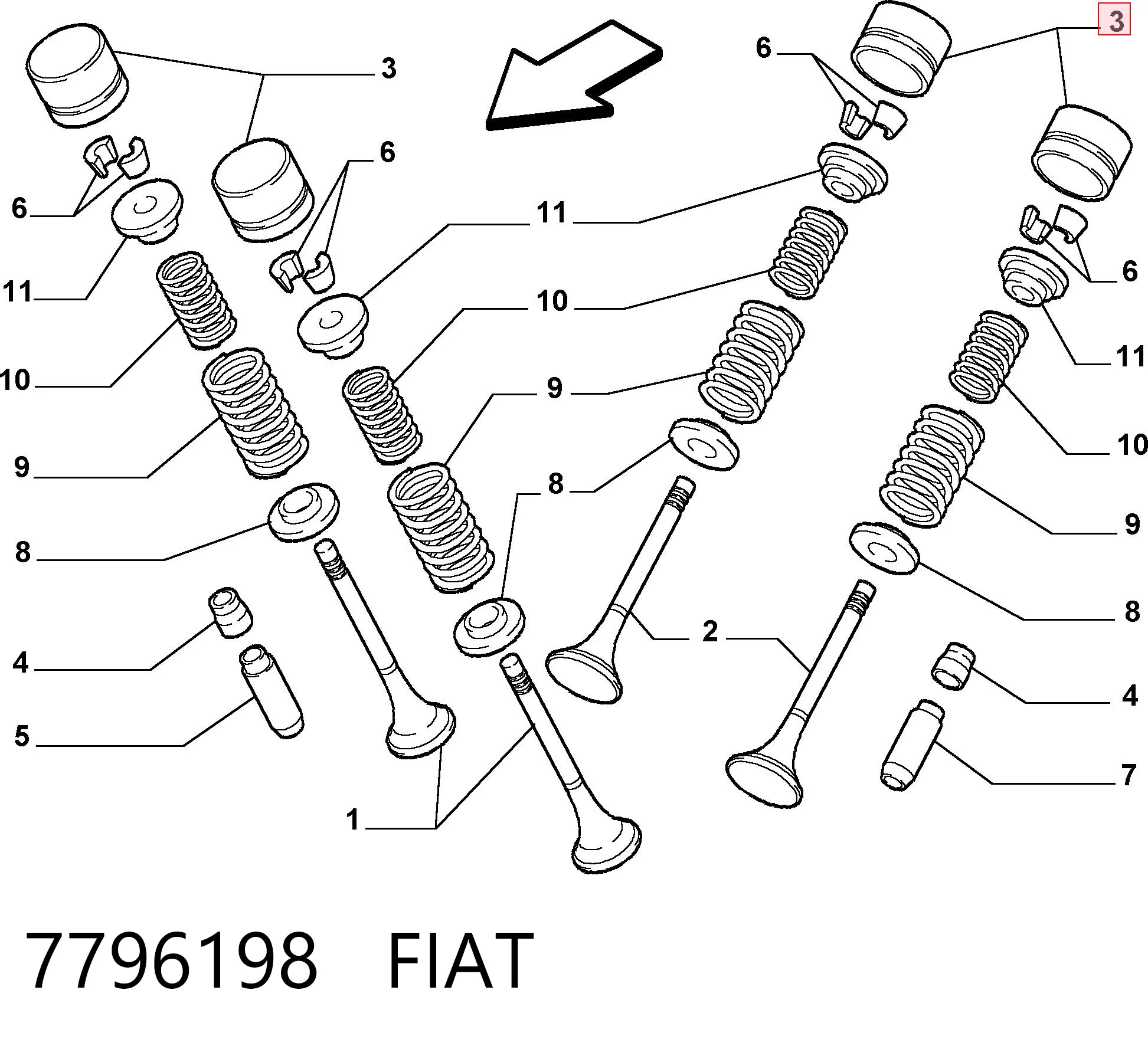 Купить 9134420 Renault (RVI) Толкатель клапанов двигателя
