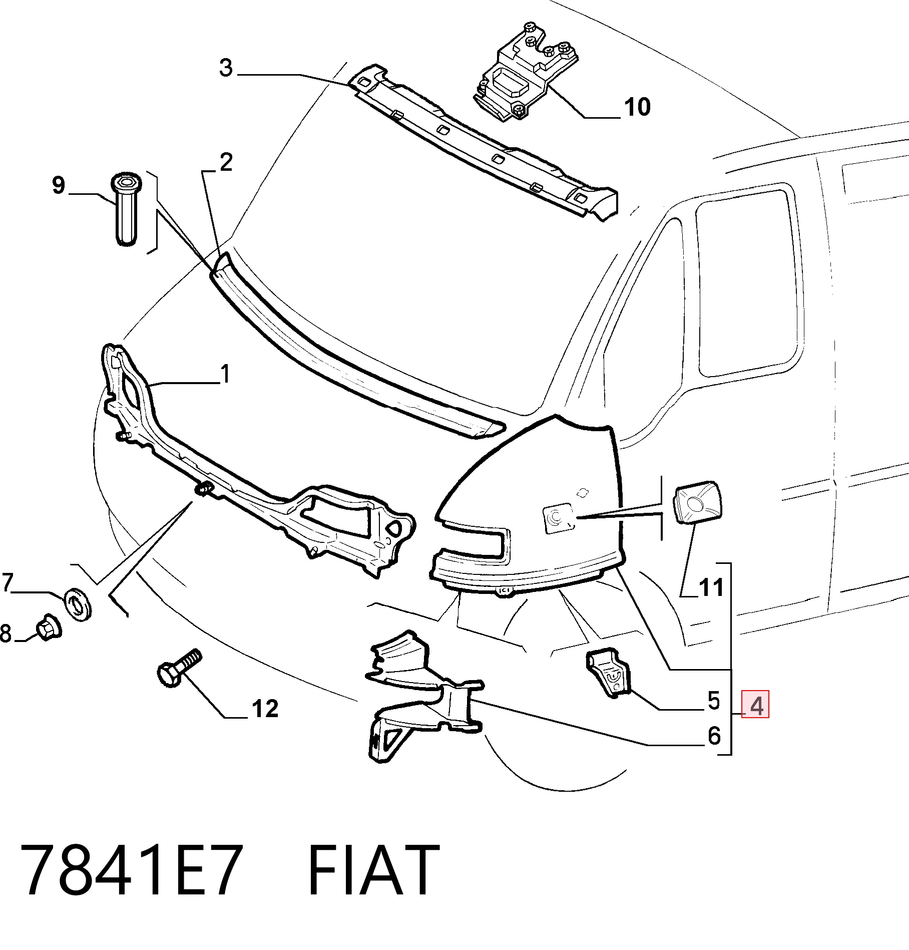 Переднее левое крыло на Peugeot Boxer I 230L