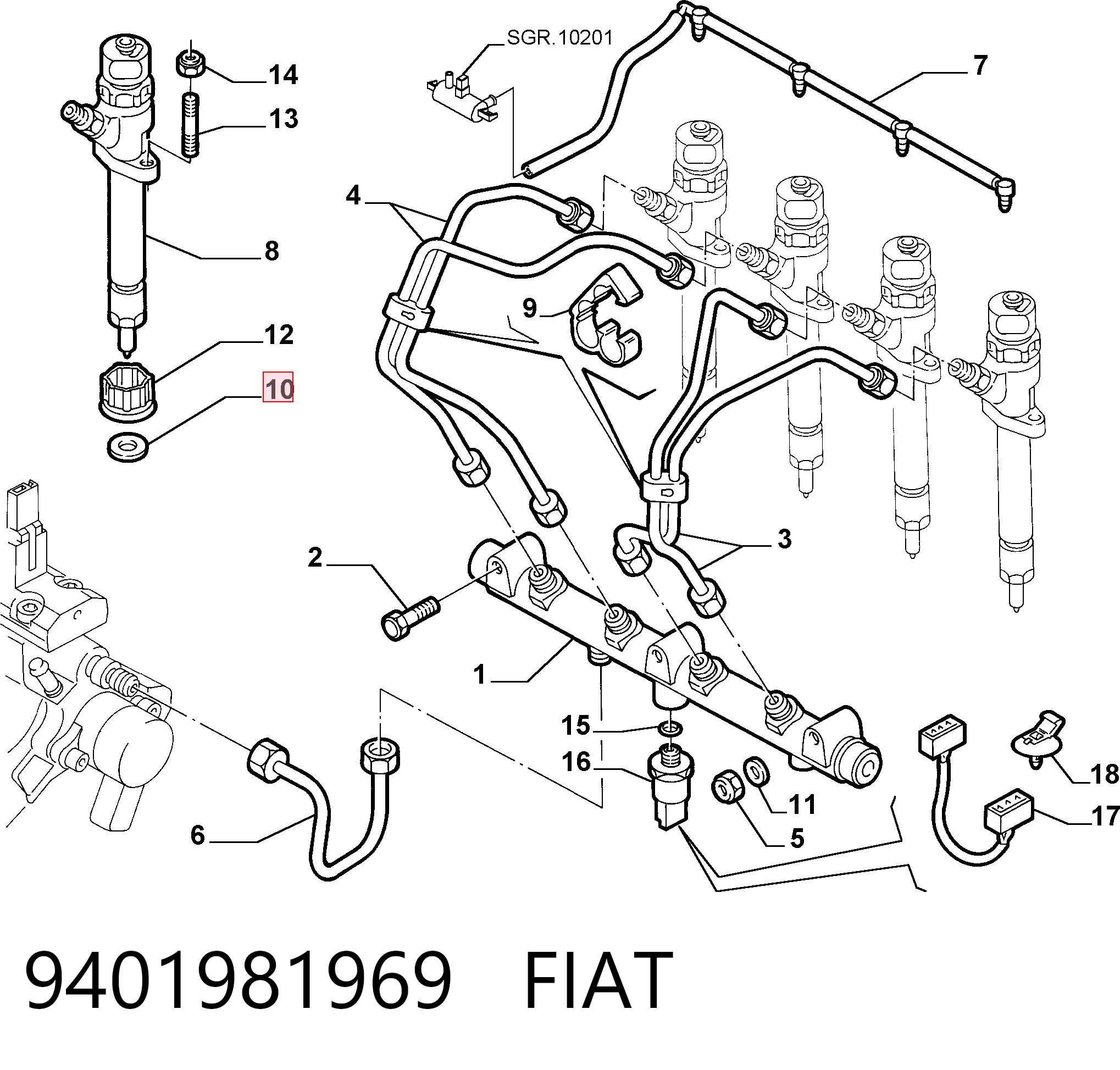 Уплотнитель форсунок MAN 51987010092 цена, от 2.16 USD