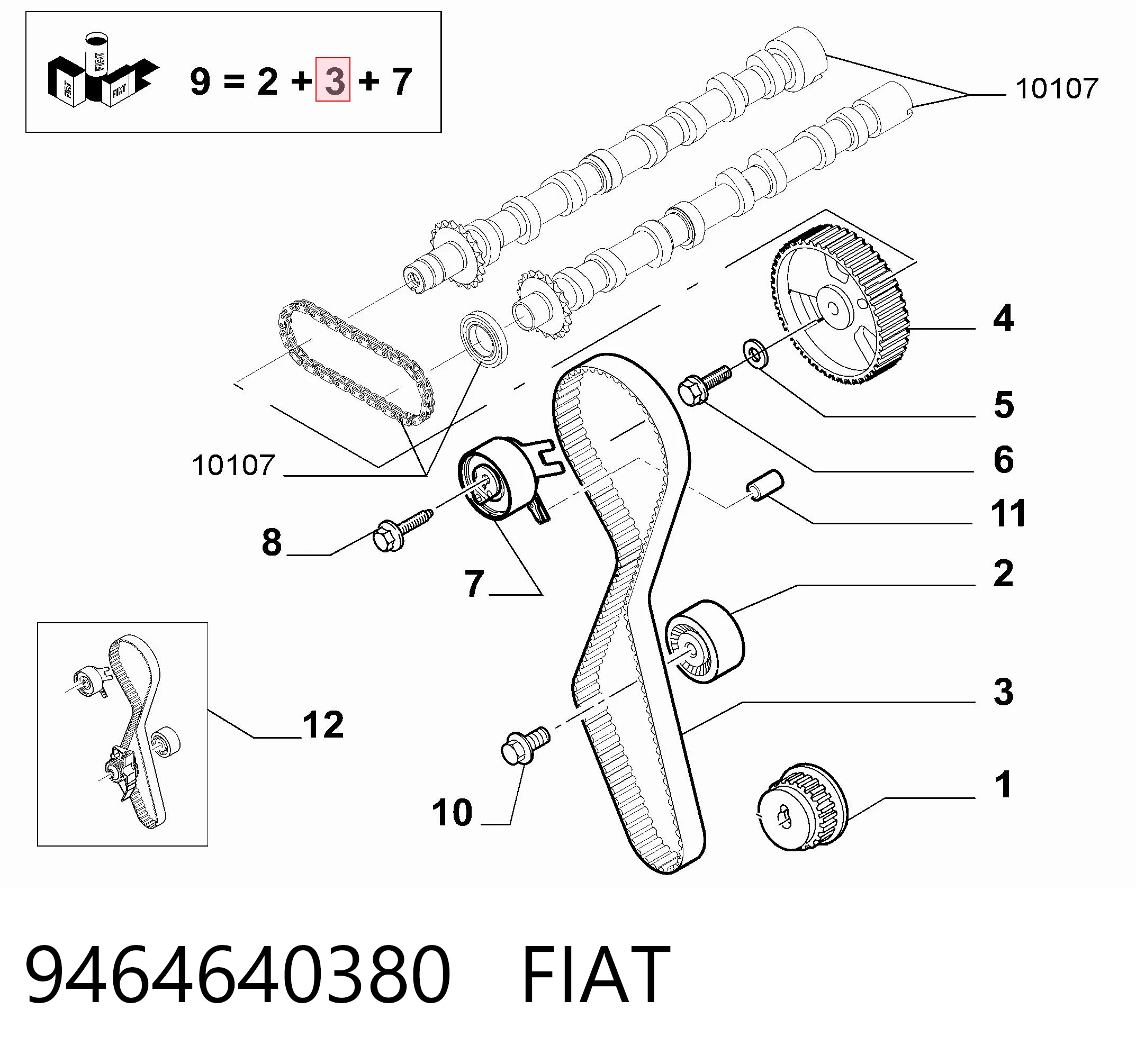 Зубчатый ремень Eurorepar 1633126980 цена, от 19.74 USD