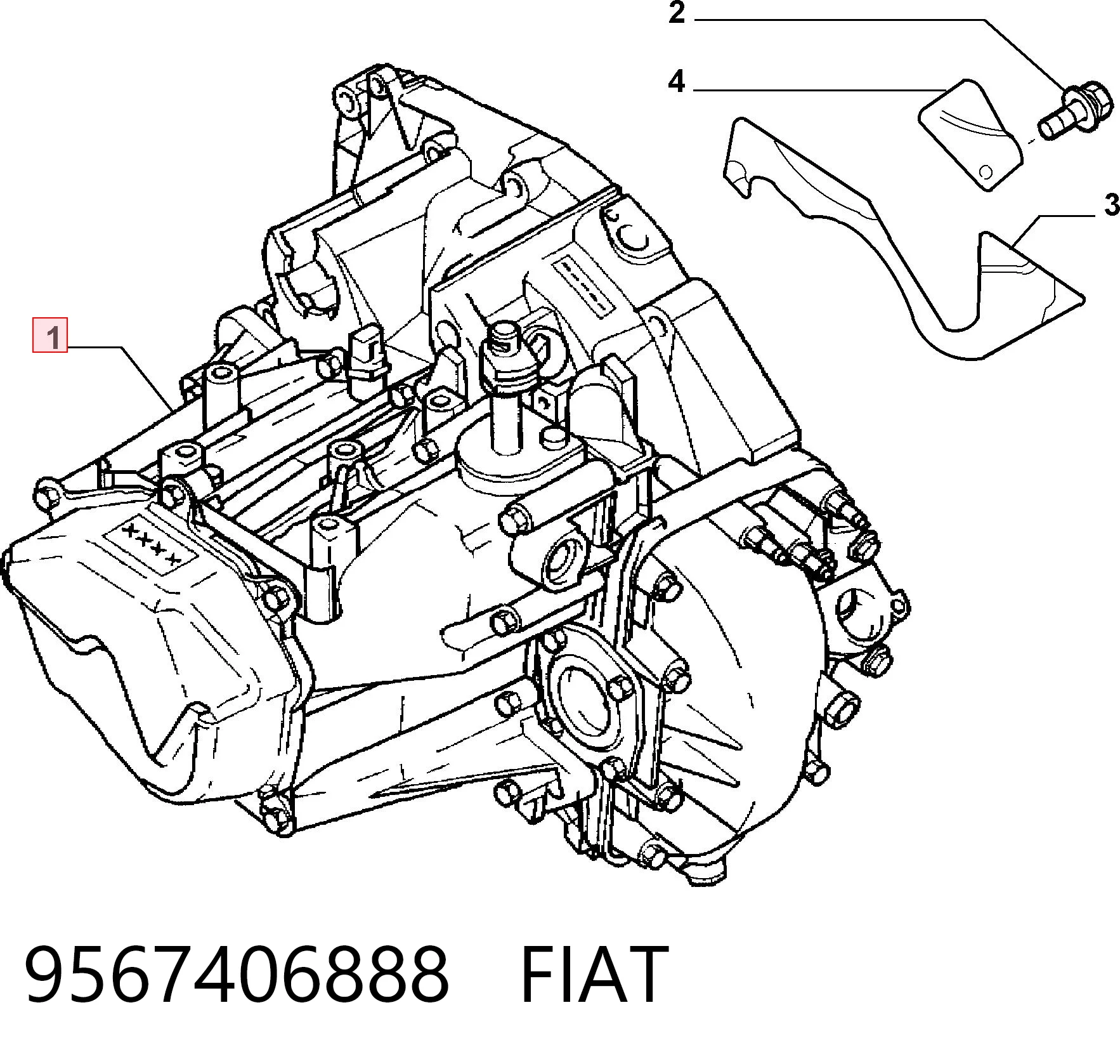 КПП в сборе на Peugeot 807  E
