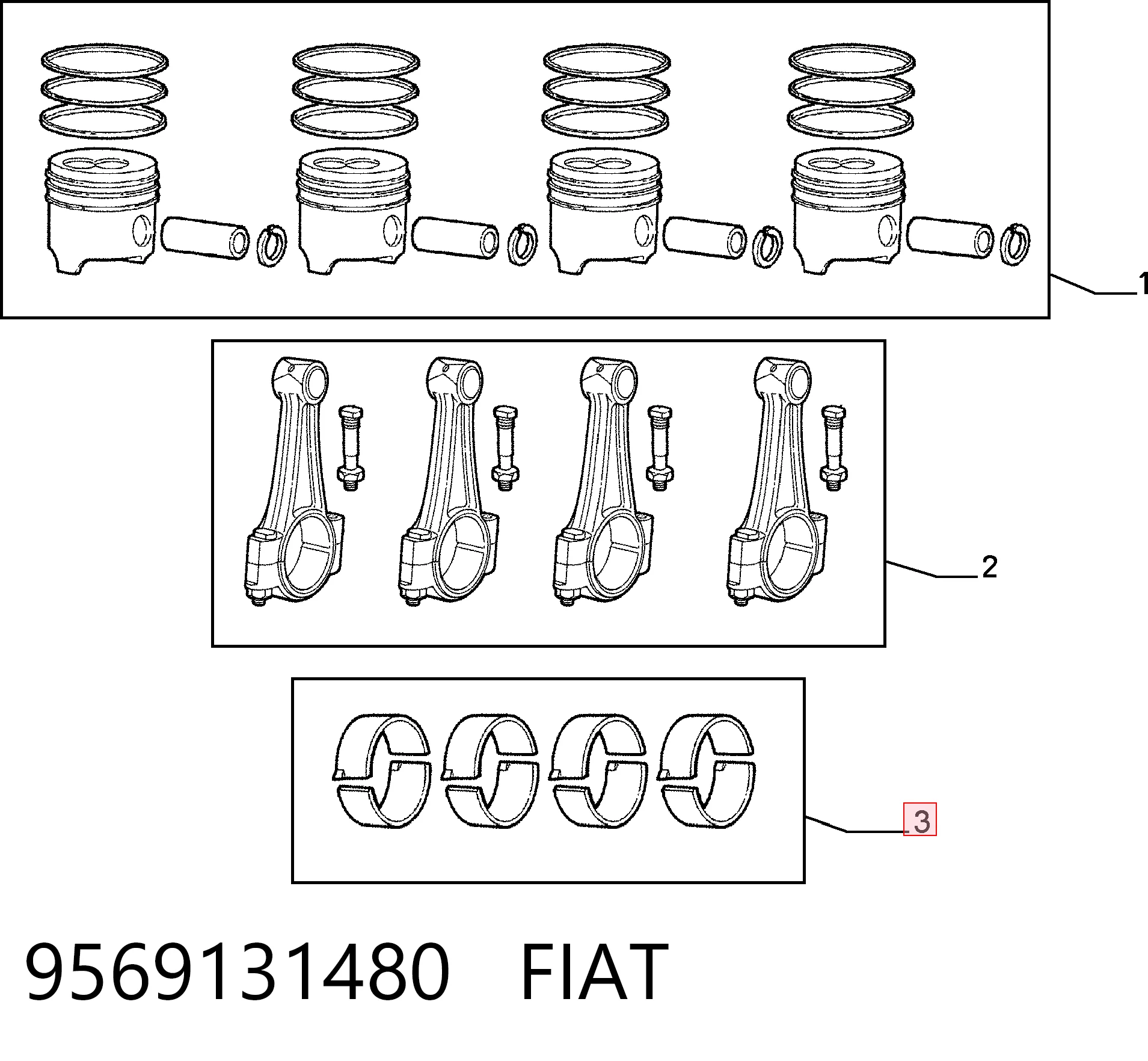 7138994 Glyco Комплект подшипников скольжения