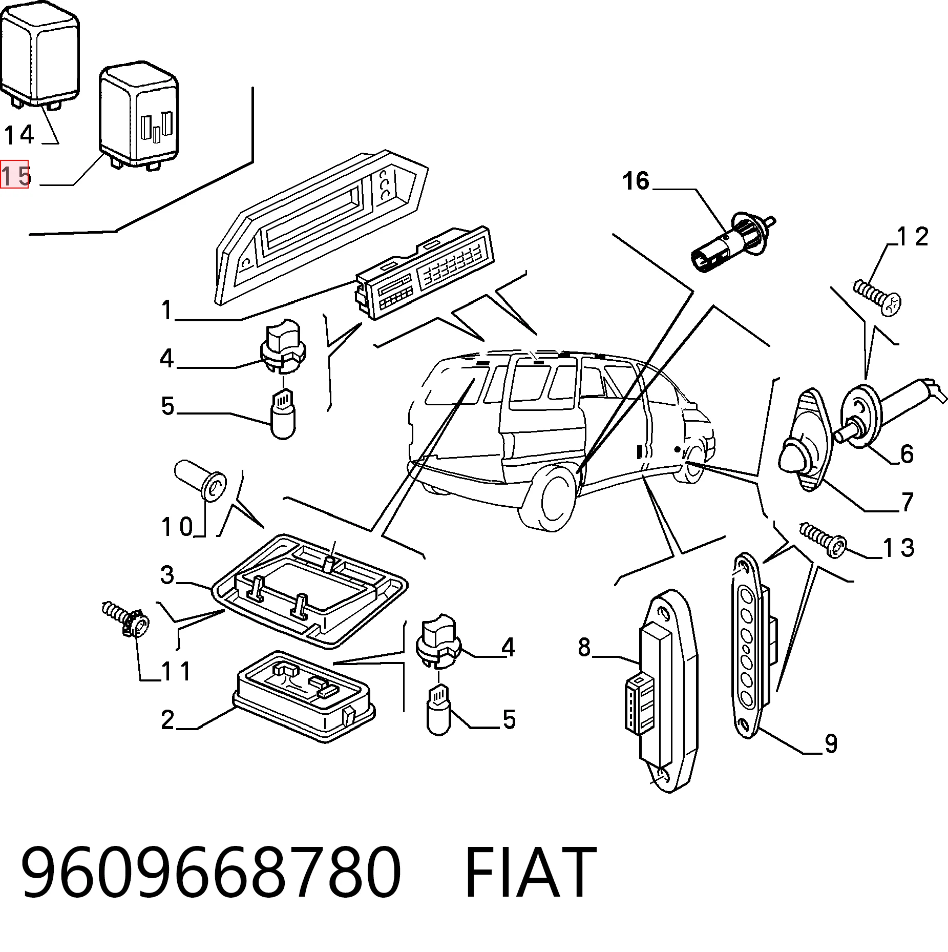  Peugeot/Citroen 9609668780 цена, от 2.82 USD