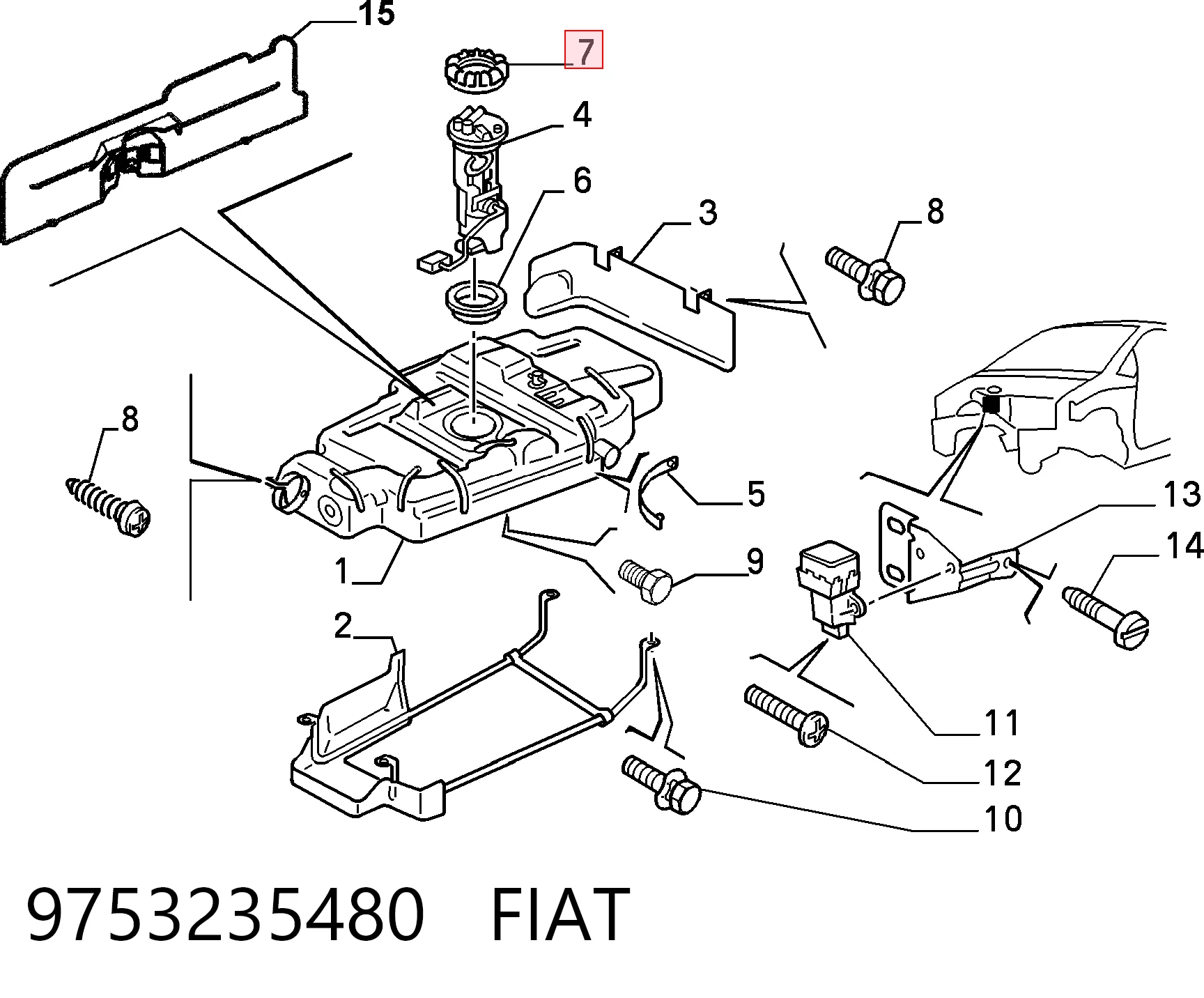 Пробка топливного бака Mercedes 9701687000 цена, от 2.82 USD