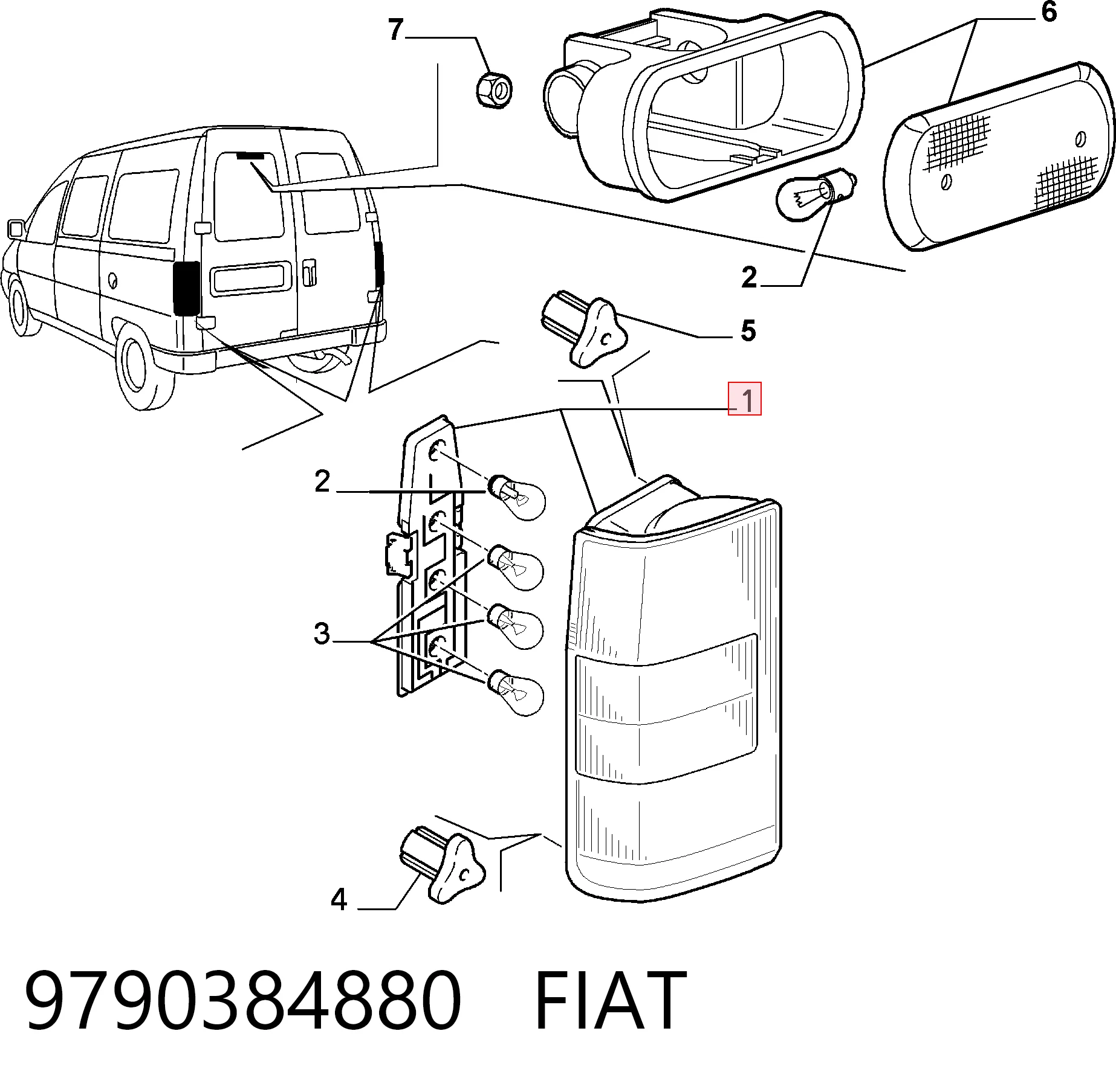 Купить FP2033F2T TYC Задняя правая фара