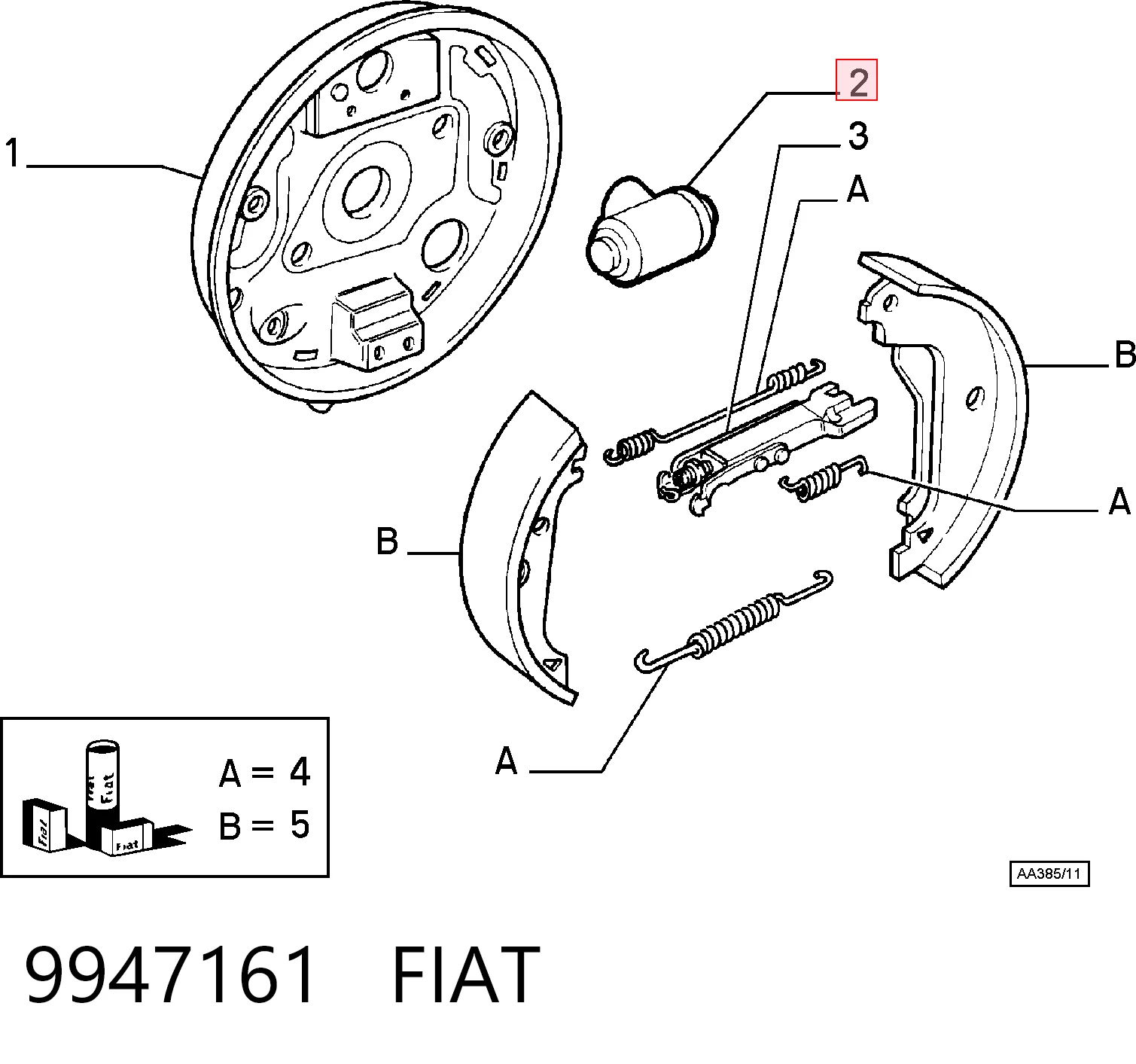 C612 Case Цилиндр тормозной колесный, задний
