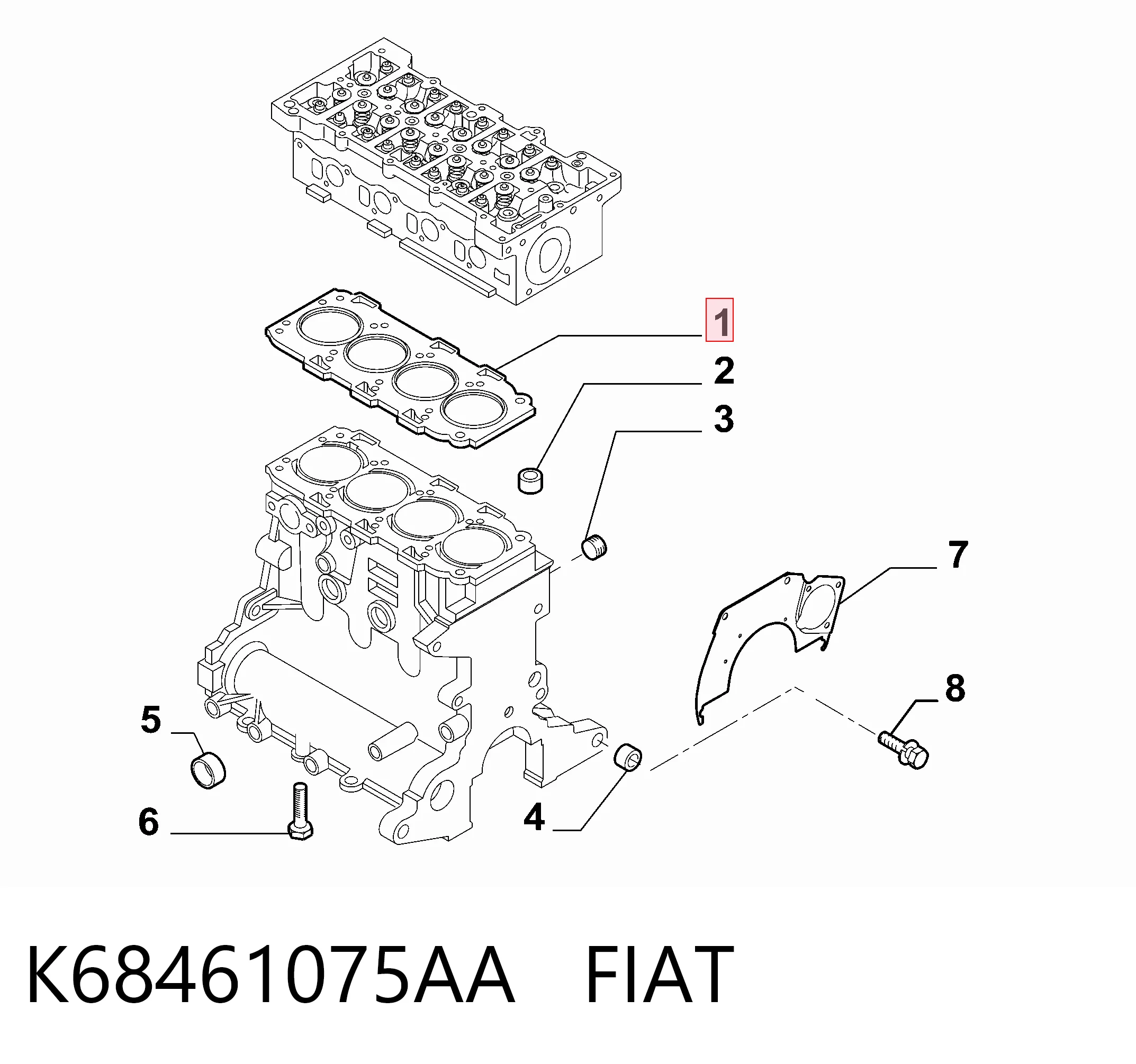 55211409 Opel Прокладка головки блока