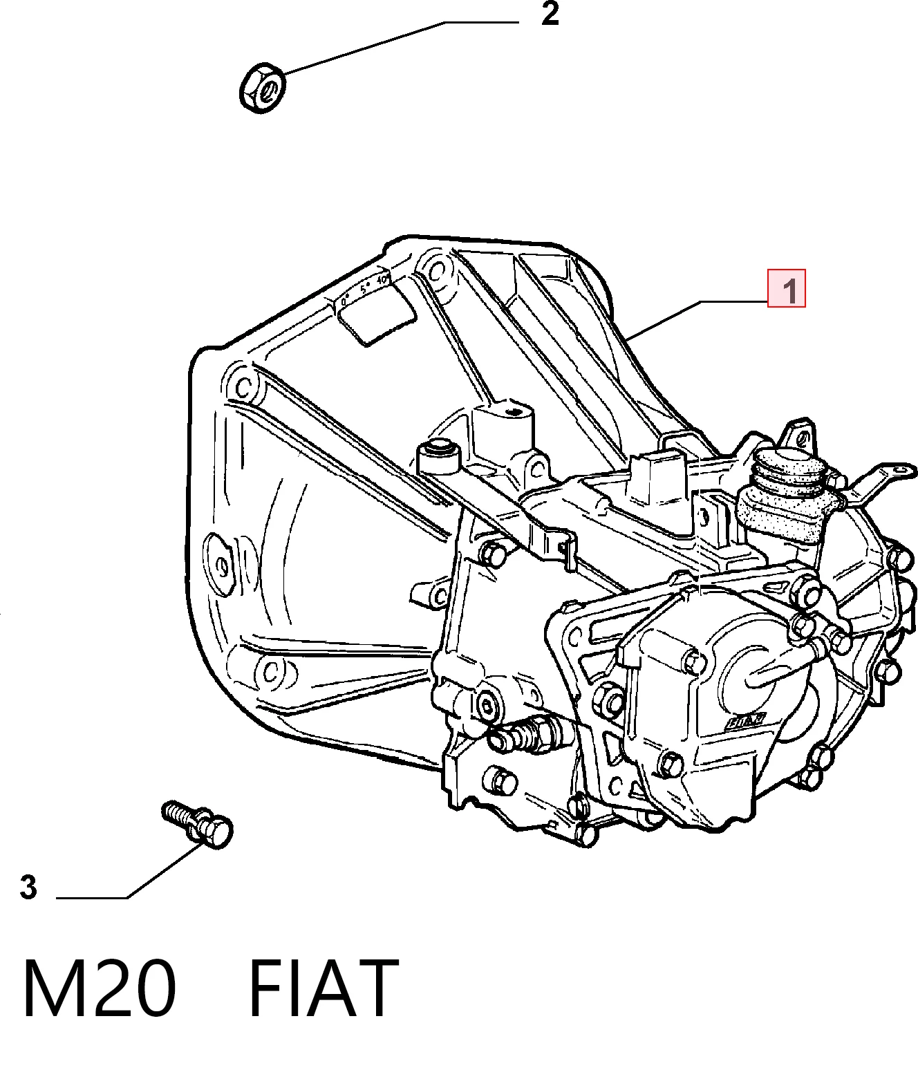 M20 Fiat/Alfa/Lancia КПП в сборе
