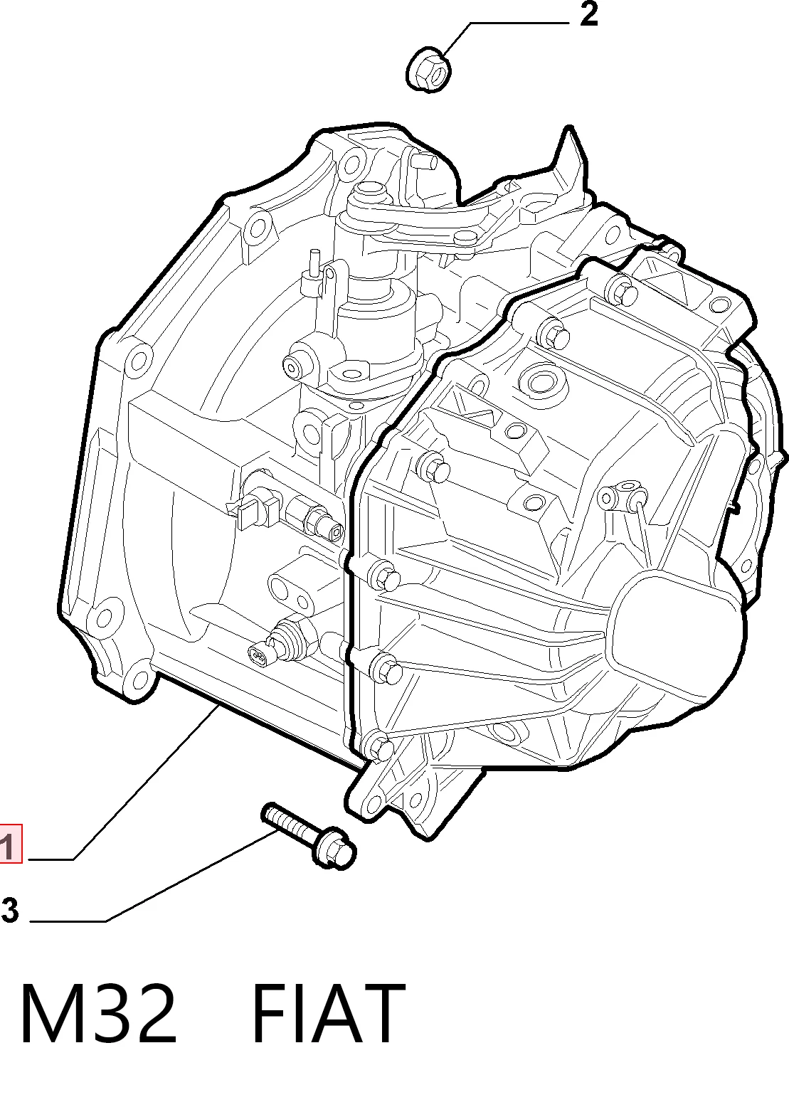M32 Fiat/Alfa/Lancia КПП в сборе