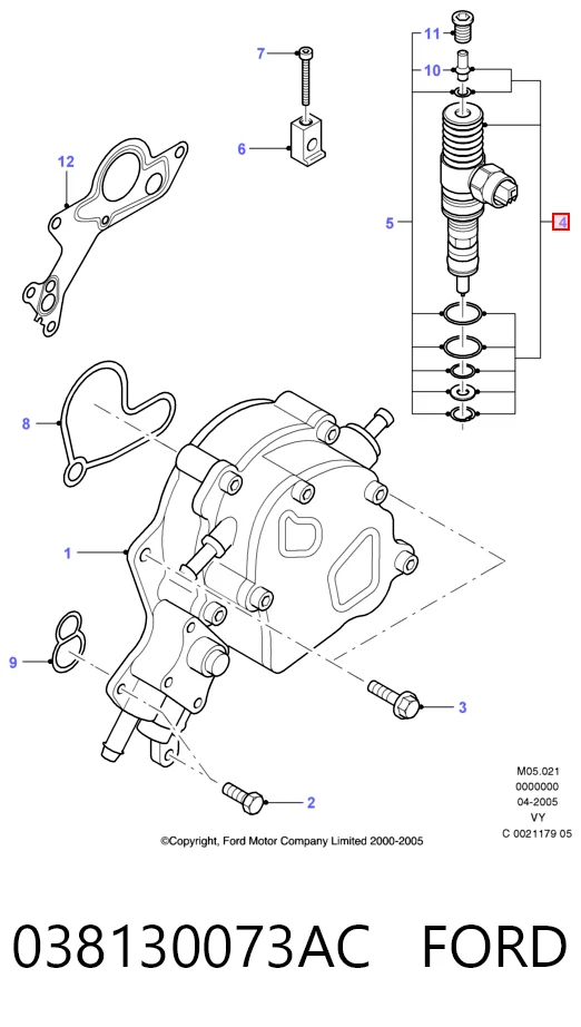 0986441504 Bosch Топливные форсунки