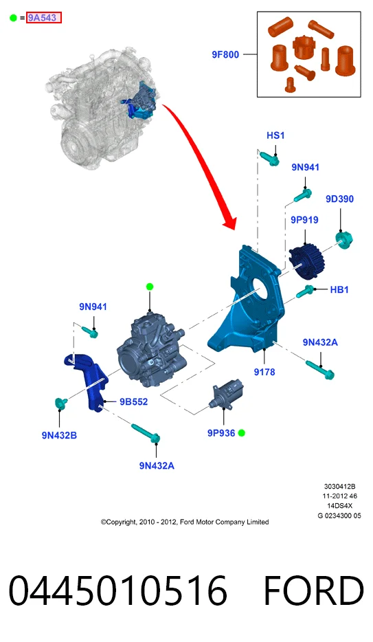 445010552 Bosch Насос топливный высокого давления (ТНВД)
