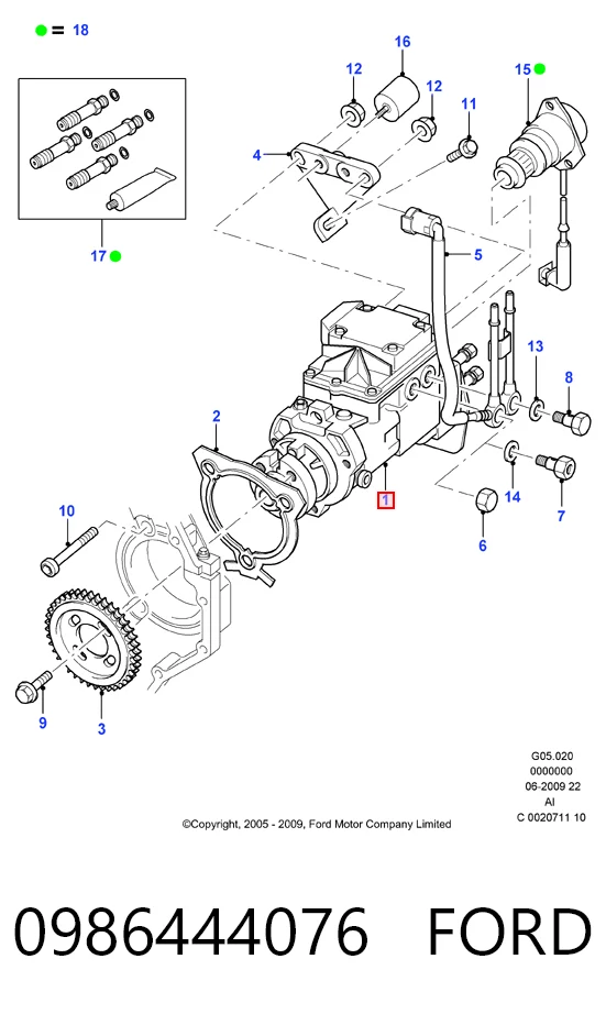Насос топливный высокого давления Bosch 470504040