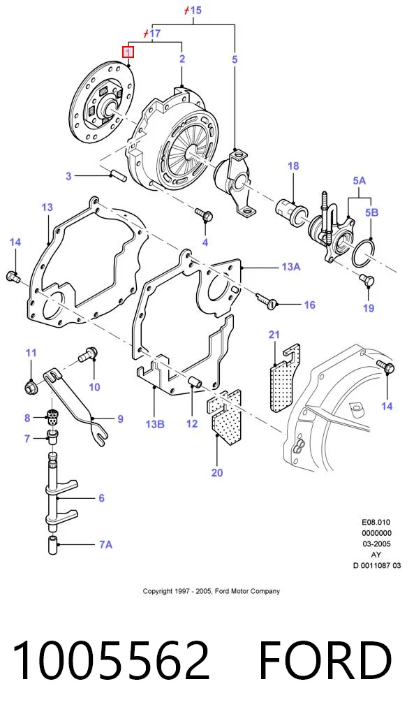 Диск сцепления GPD CLD141066