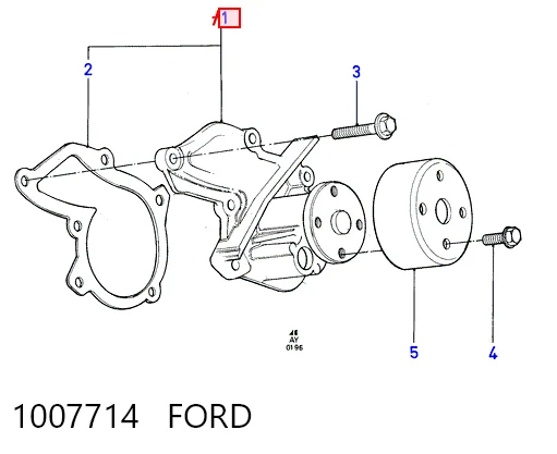 1007714 Ford Насос водяной