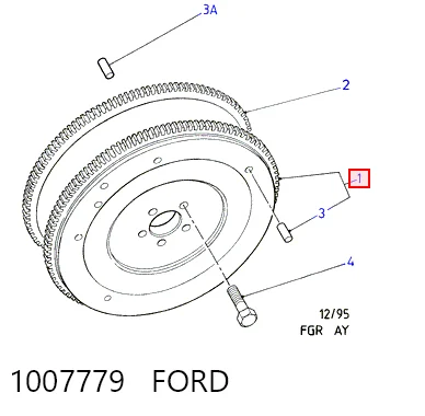 1007779 Ford Демпферный маховик