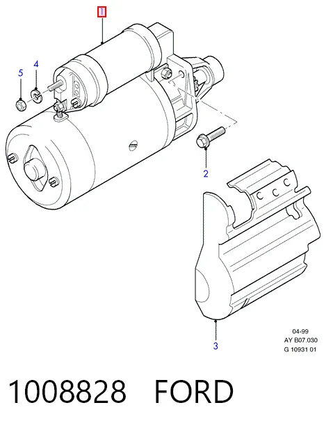 Стартер Ford Escort VII хэтчбек (GAL, AAL, ABL) (1995 - 1998) цена, от 68.97 USD